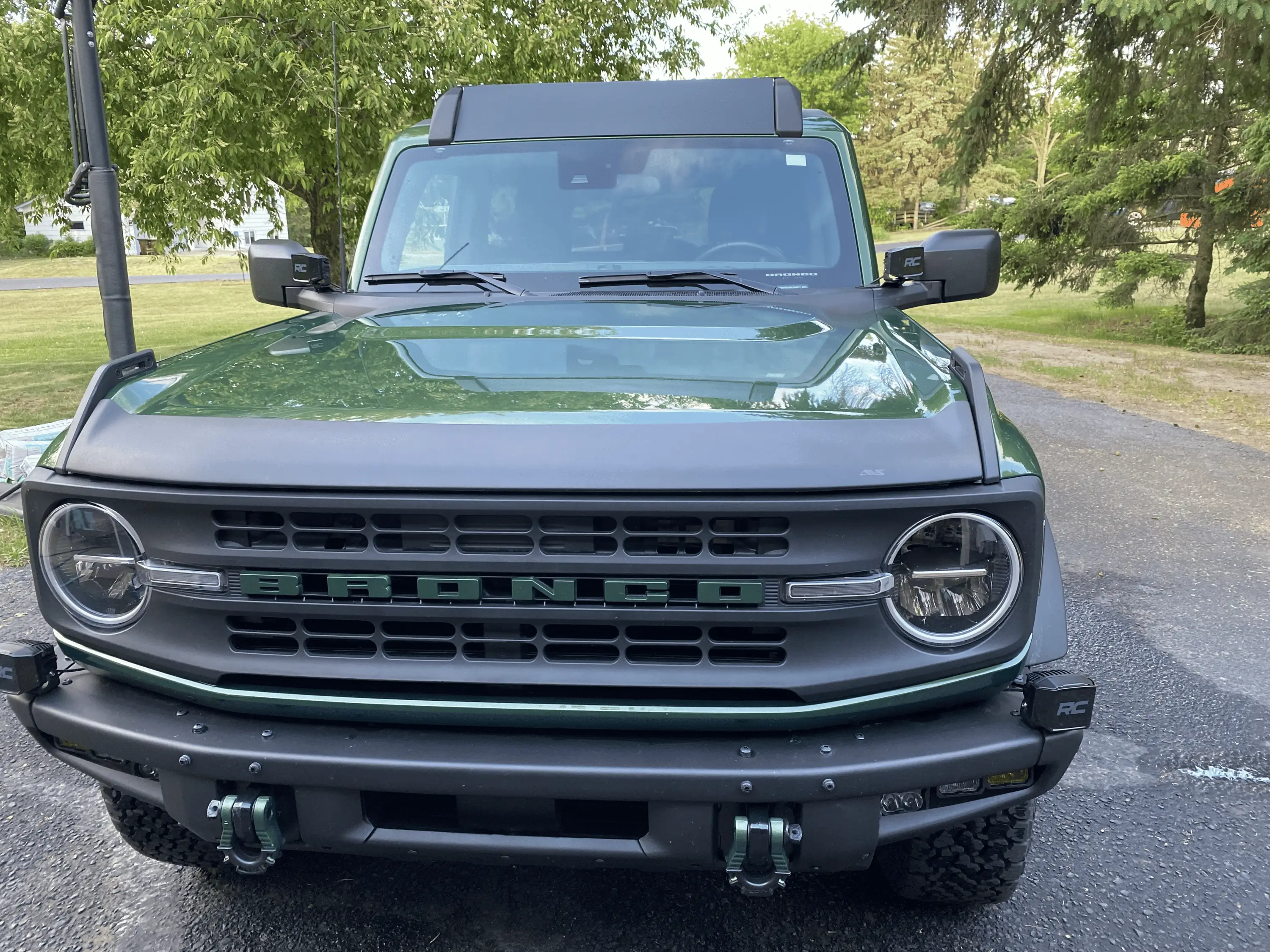 Ford Bronco What did you do TO / WITH your Bronco today? 👨🏻‍🔧🧰🚿🛠 deflectors