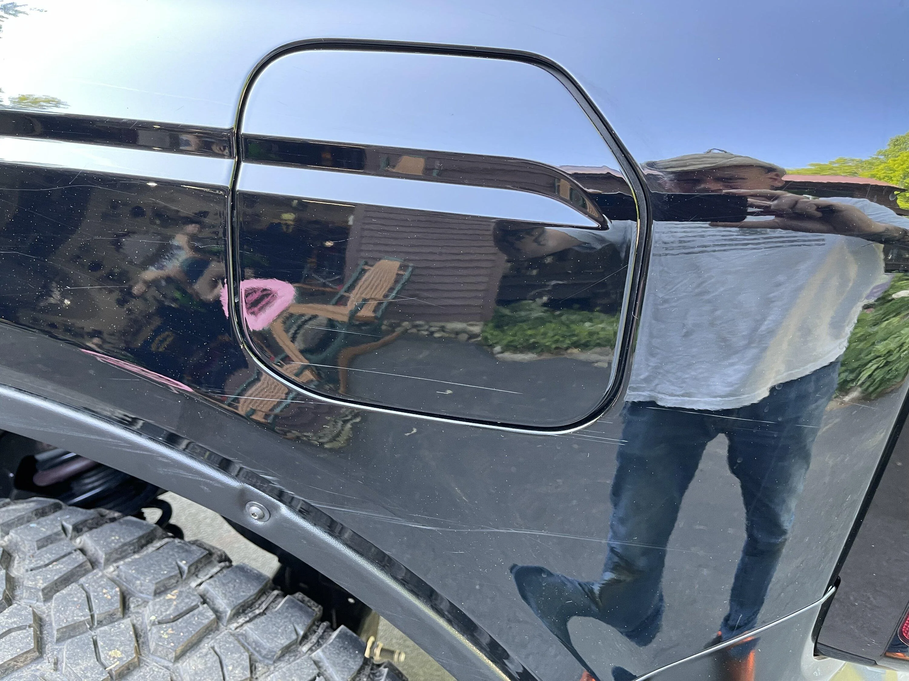 Ford Bronco Memorial Day Vermont off road.. Got some new pinstripes 😂 IMG_4619