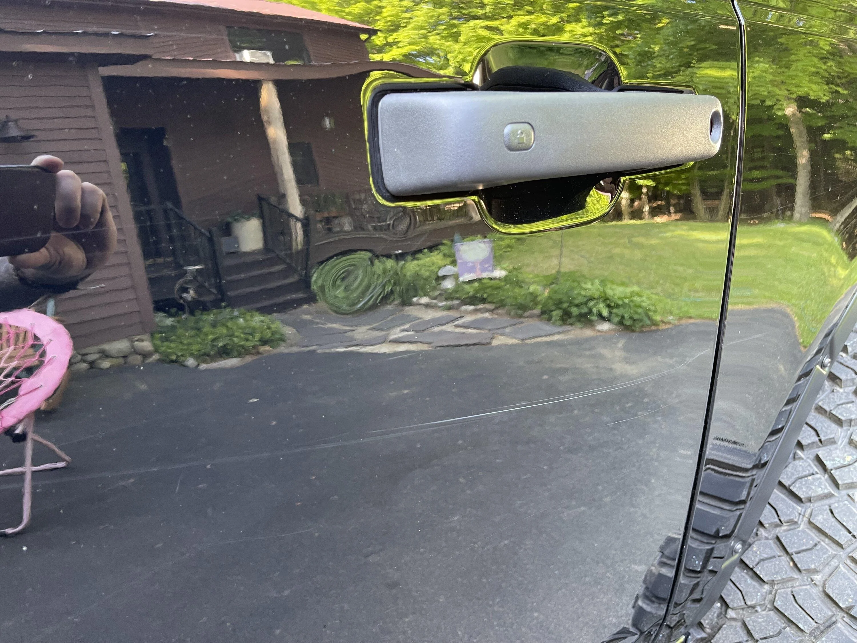 Ford Bronco Memorial Day Vermont off road.. Got some new pinstripes 😂 IMG_4618