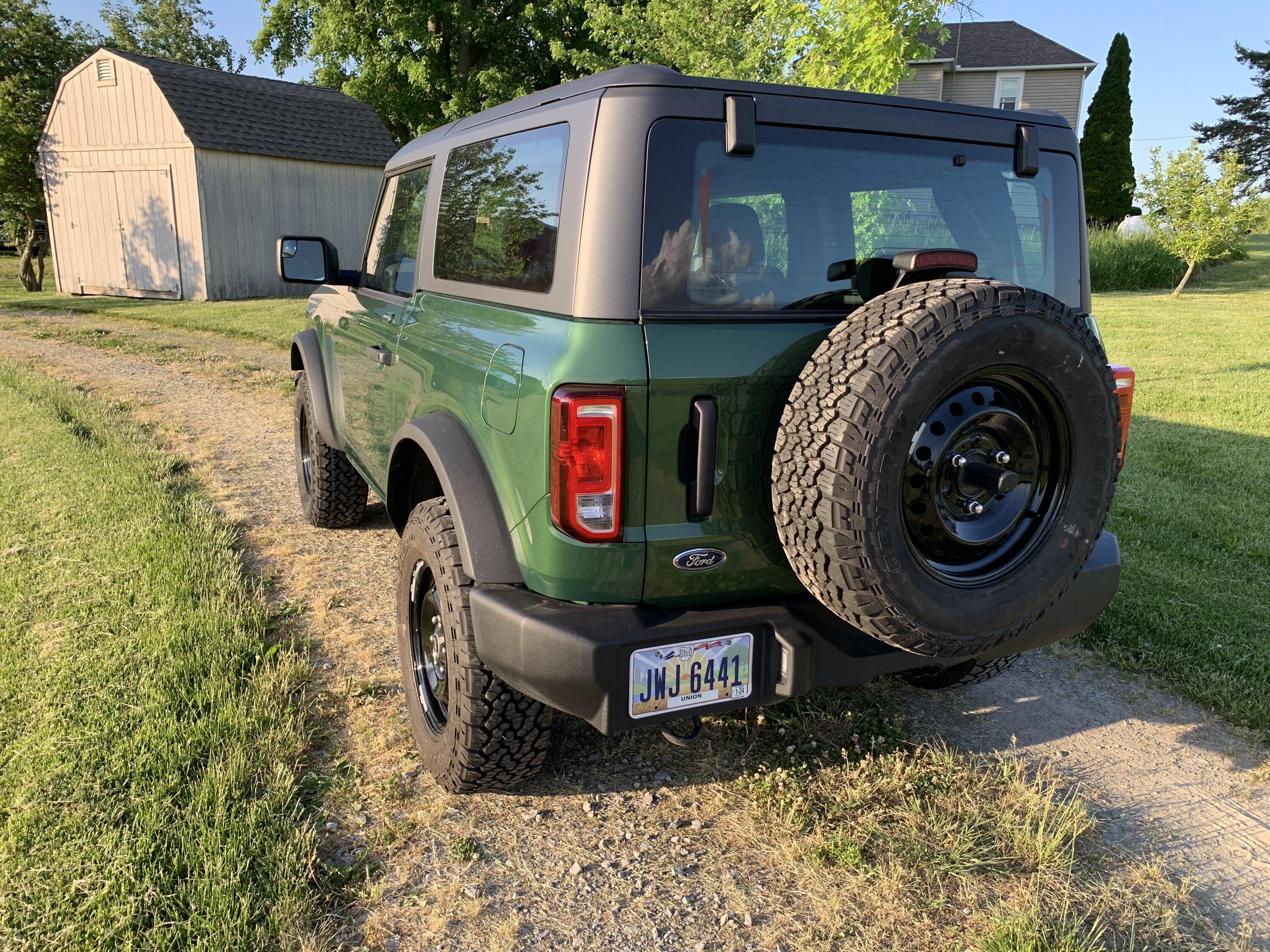 Ford Bronco Base with black diamond wheel upgrade IMG_1423