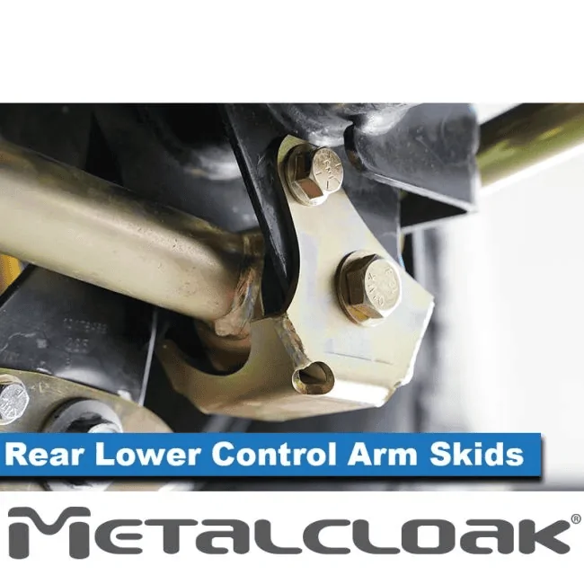 Ford Bronco Control Arm & Shock Skid Plates from Metalcloak 1685576034037