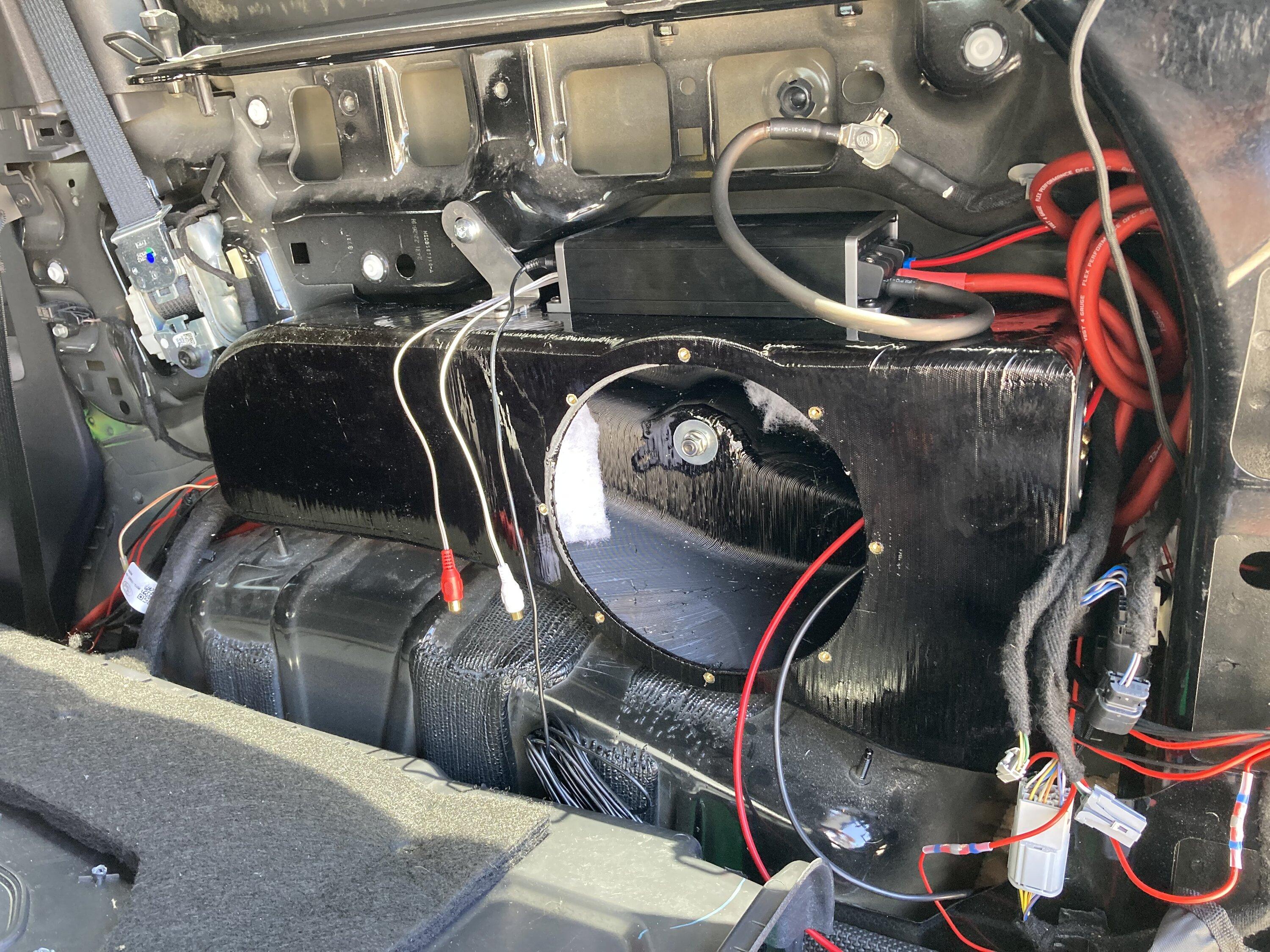 Ford Bronco GEARSHADE: Custom Made 8" Subwoofer Enclosure IMG_4952