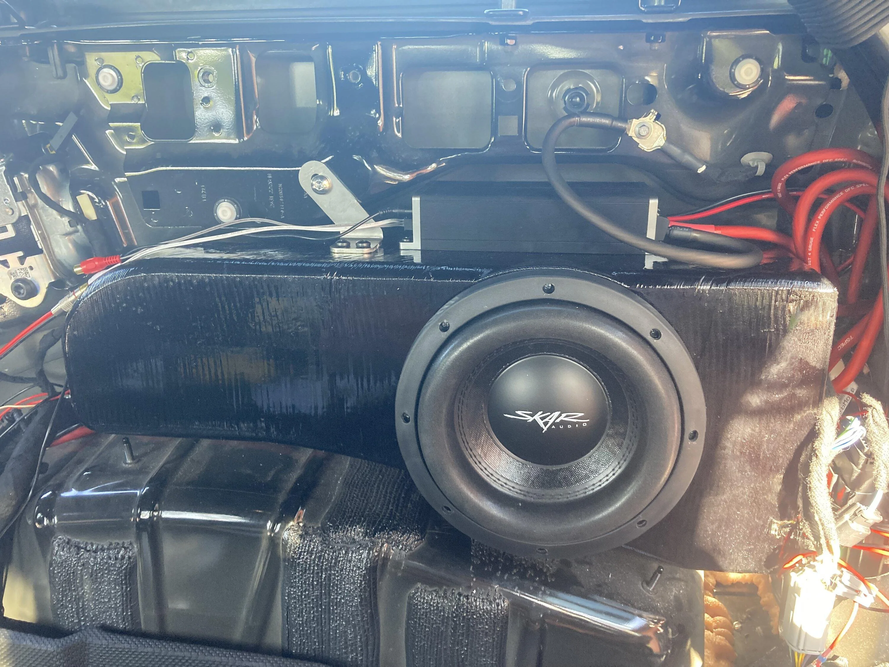 Ford Bronco GEARSHADE: Custom Made 8" Subwoofer Enclosure IMG_4988