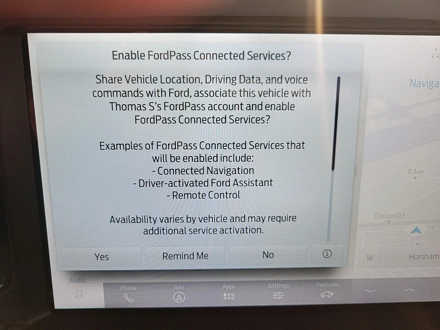 Ford Bronco Activate vehicle before built? output_image1684793912047