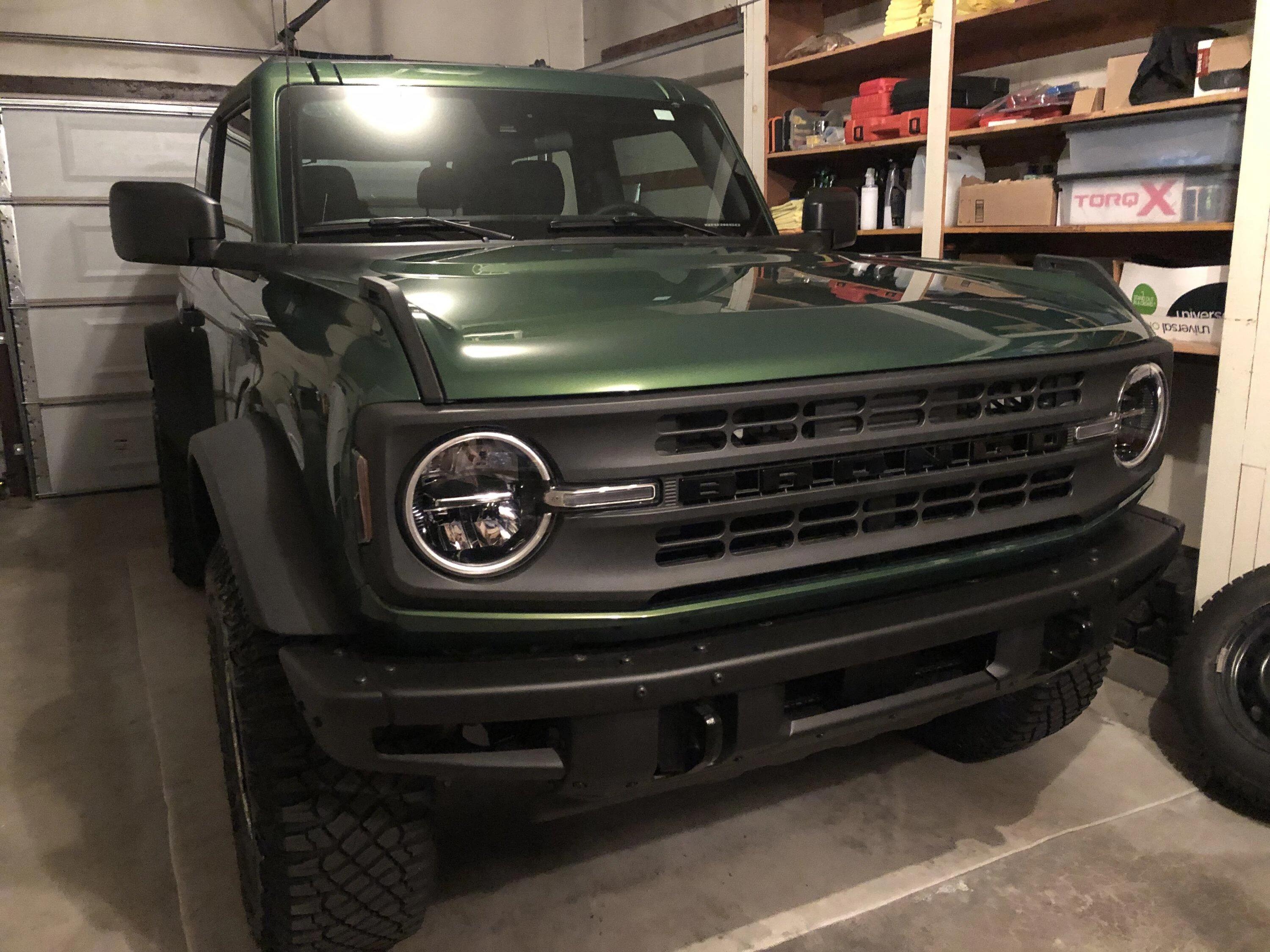 Ford Bronco 3/20/2023 Build Week with spreadsheet IMG_8884