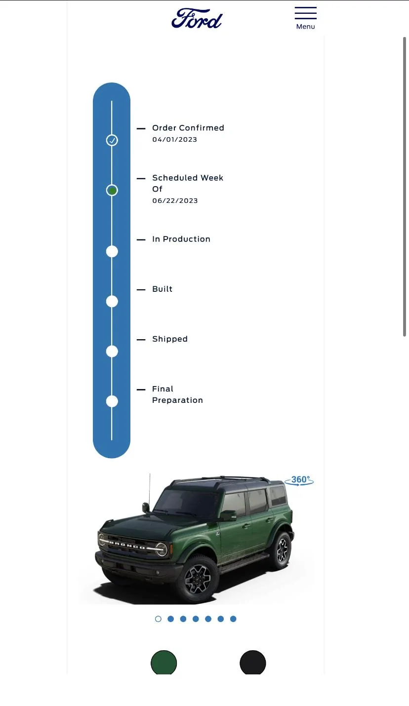 Ford Bronco 6/19/23 Build week 701CFB45-7123-4958-85E4-F4D6E5C5254D