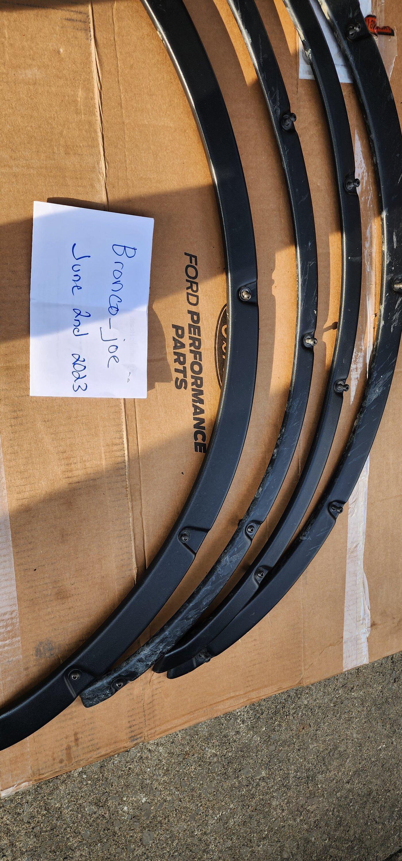 Ford Bronco Bushwacker fender delete kit 20230602_081543