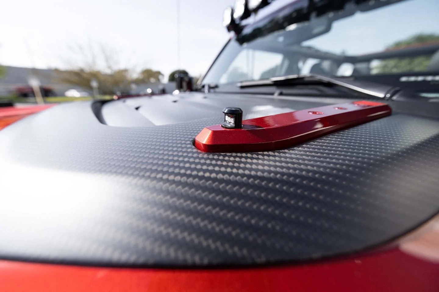 Ford Bronco APG "Ram Air" Hood Trim w/ Heat Extractor in Carbon Fiber 350782858_1351960572084772_8212676209403693652_n