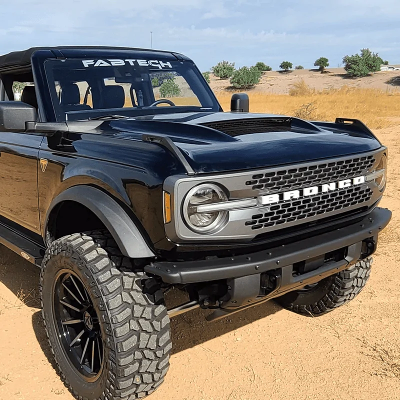 Ford Bronco APG "Ram Air" Hood Trim w/ Heat Extractor in Carbon Fiber 1685741306477