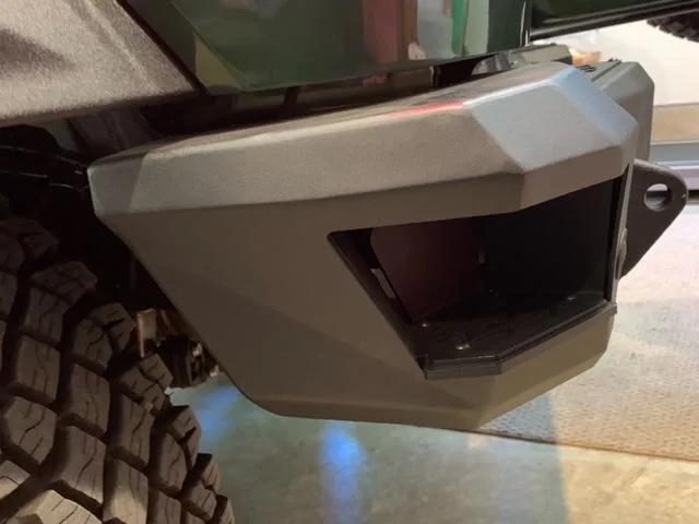 Ford Bronco Rough Country Rear Bumper install experience bumper angl