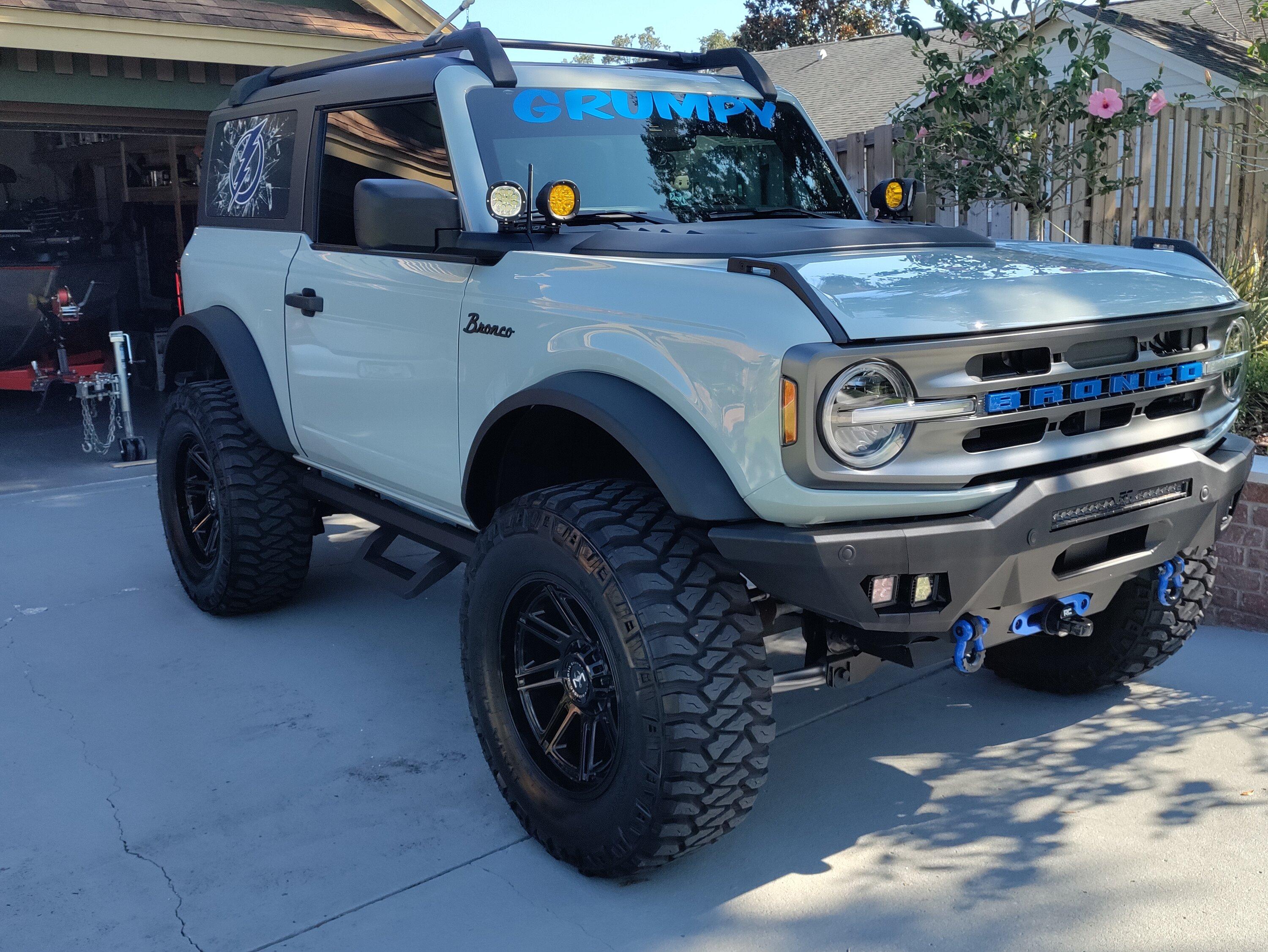 Ford Bronco Rough Country Rear Bumper install experience IMG_20230527_171040