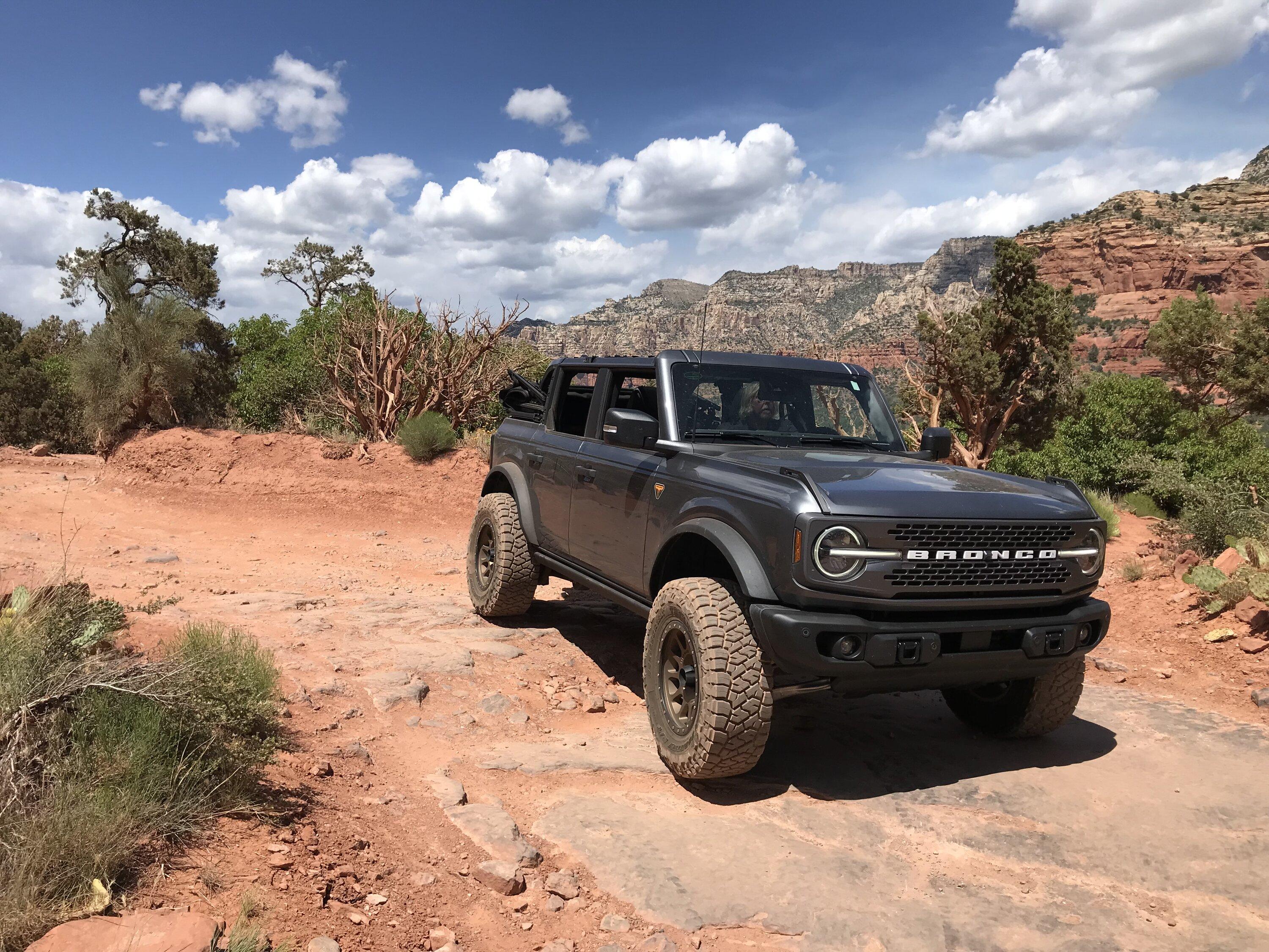 Ford Bronco Broken Arrow Trail yesterday IMG_9280