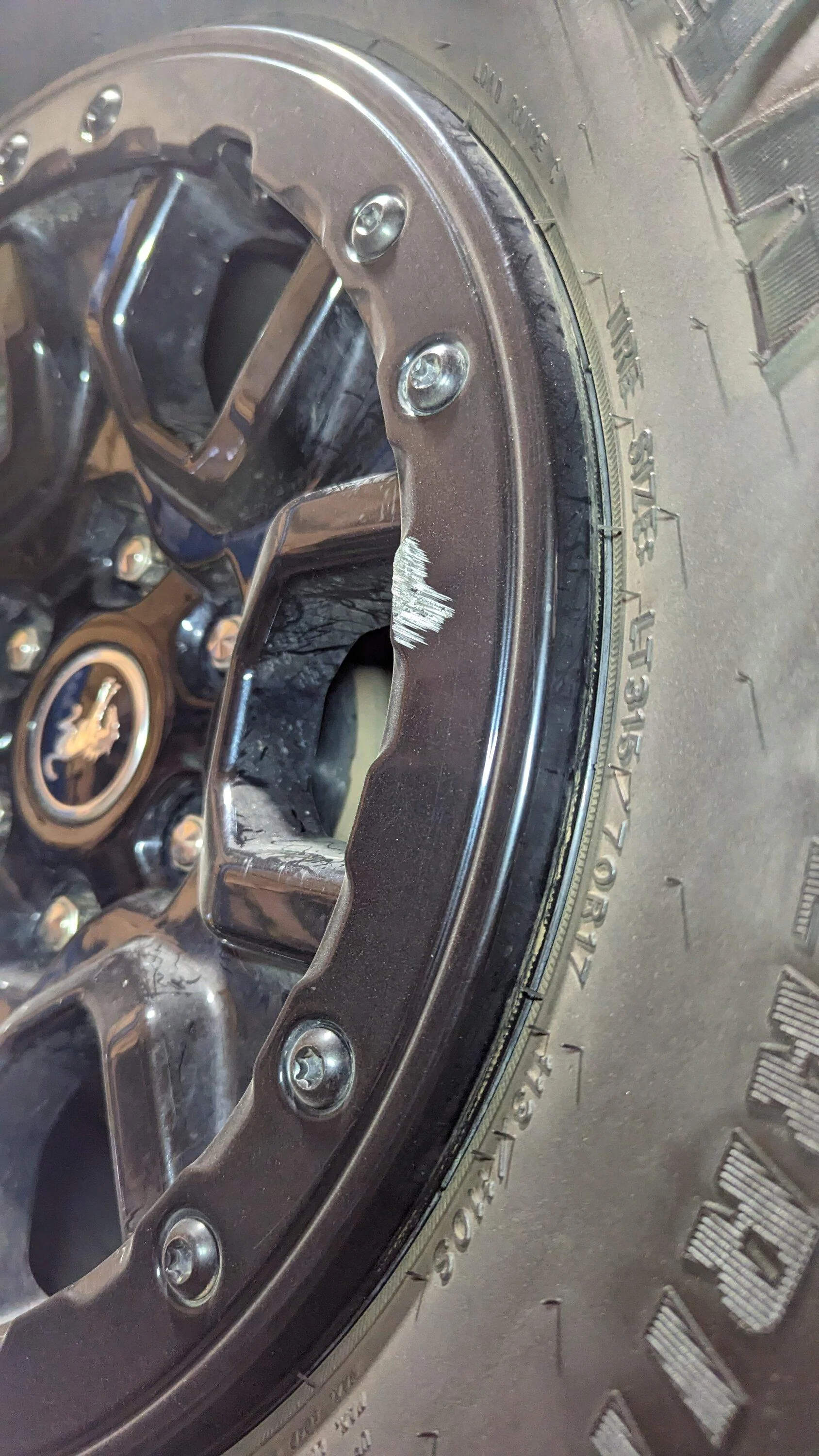 Ford Bronco Sasquatch tires splitting or normal wear? PXL_20230603_201306351