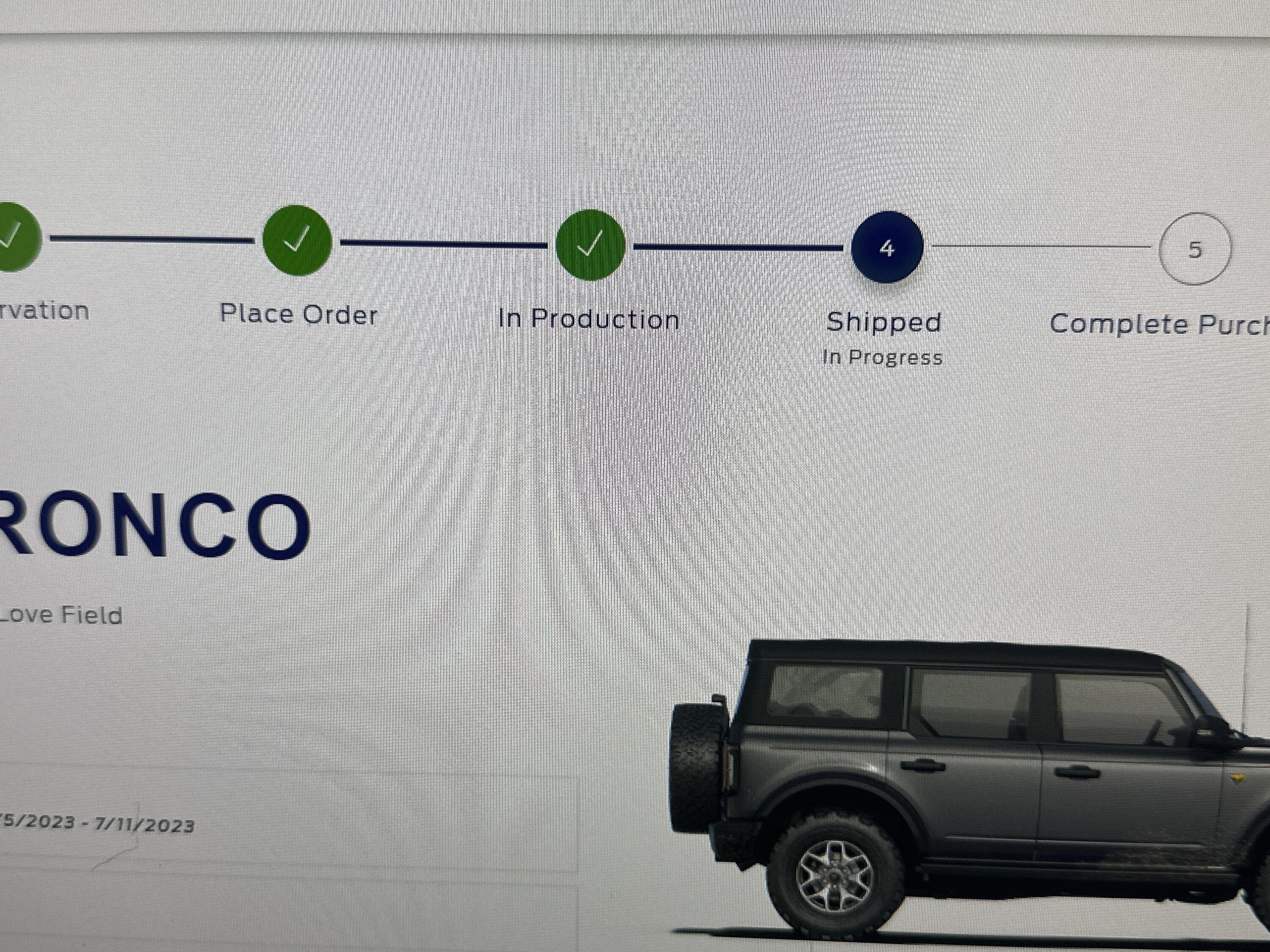 Ford Bronco 03/13/2023 Build Week image