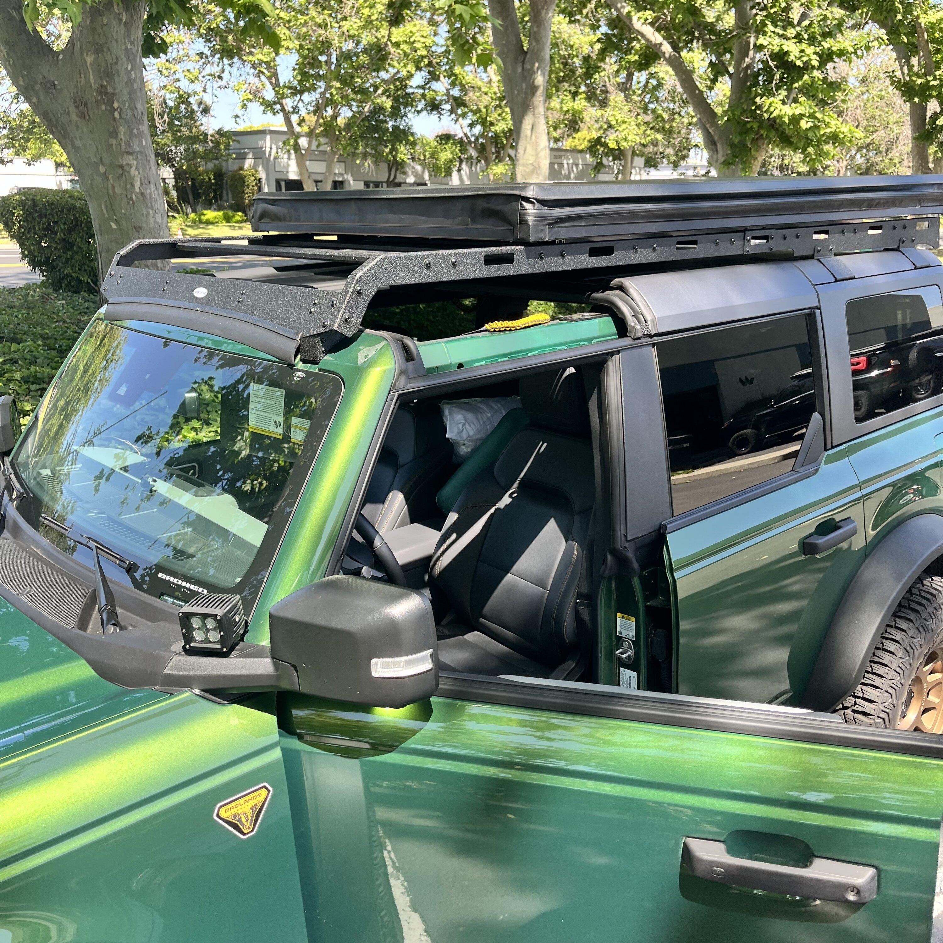 Ford Bronco Inspired Overland RTT and Hooke Roof Rack installed IMG_0558