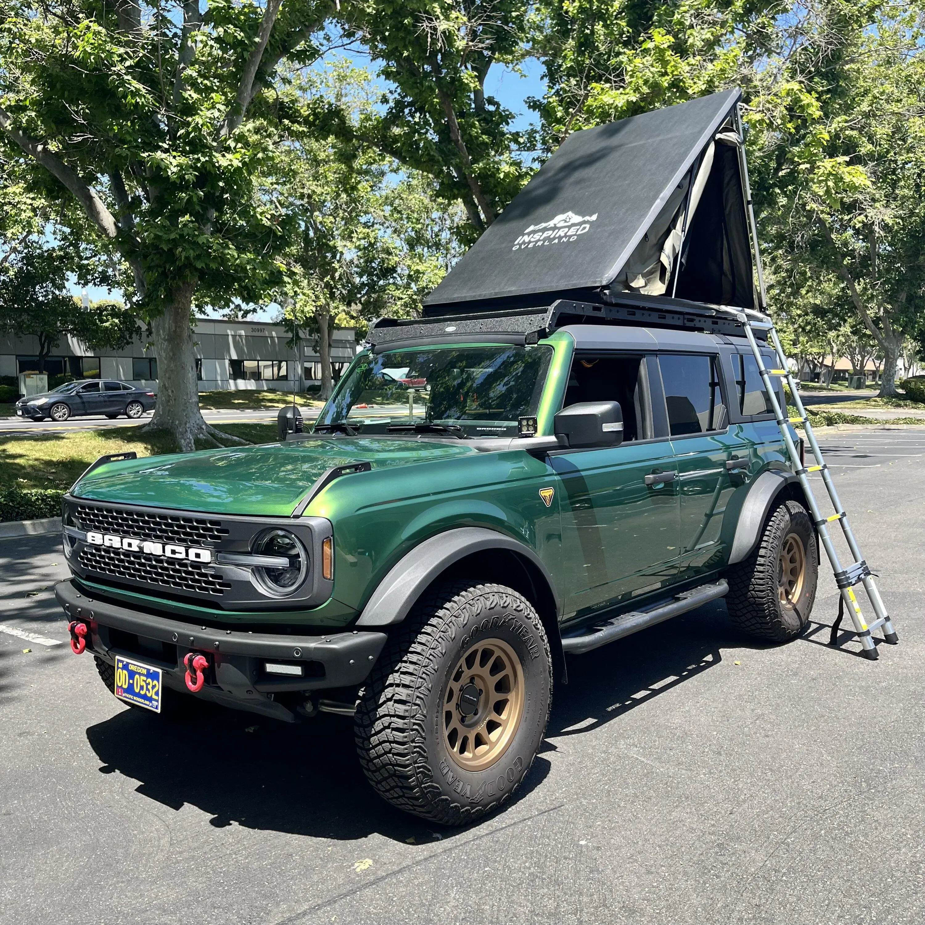 Ford Bronco Inspired Overland RTT and Hooke Roof Rack installed IMG_0570