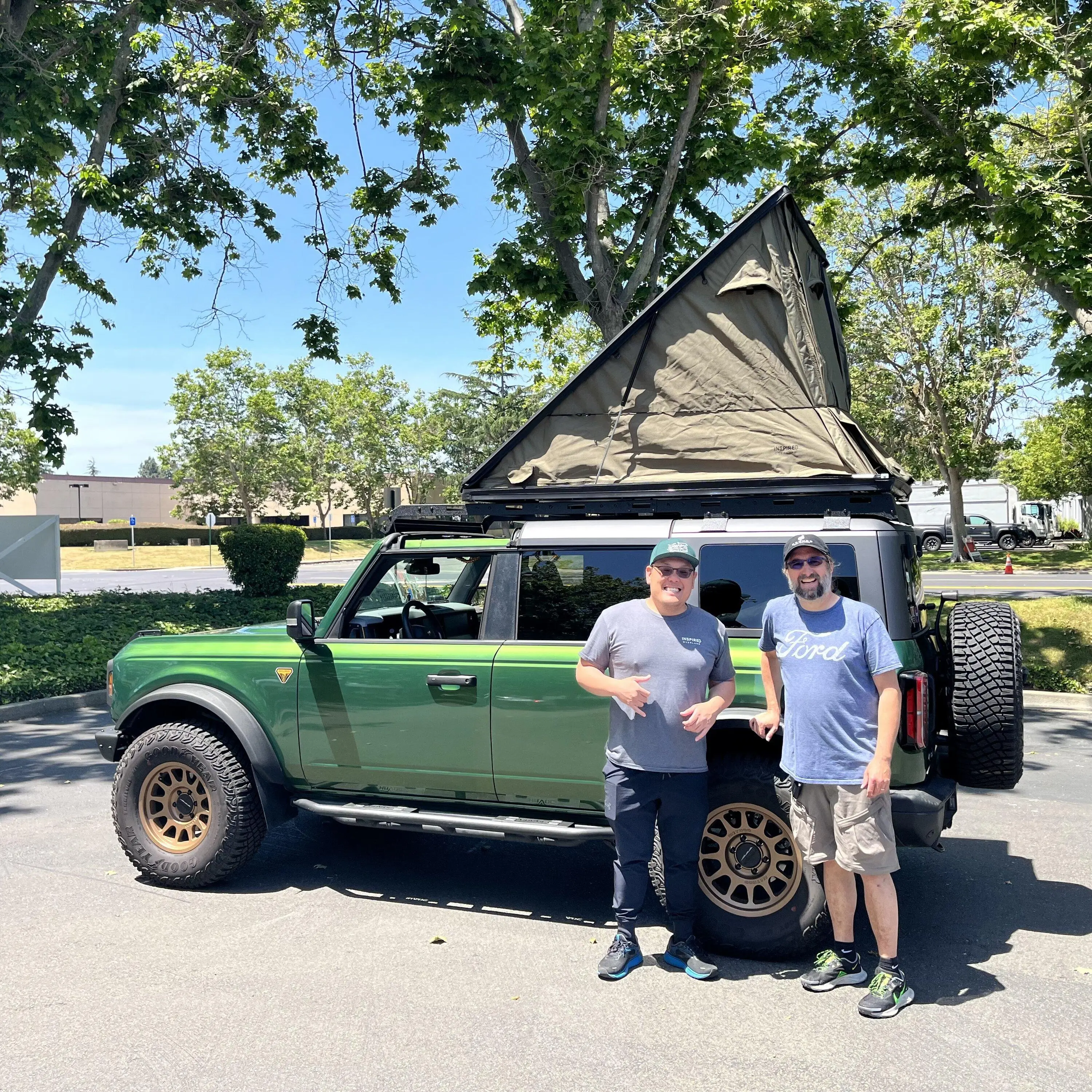 Ford Bronco Inspired Overland RTT and Hooke Roof Rack installed IMG_0568