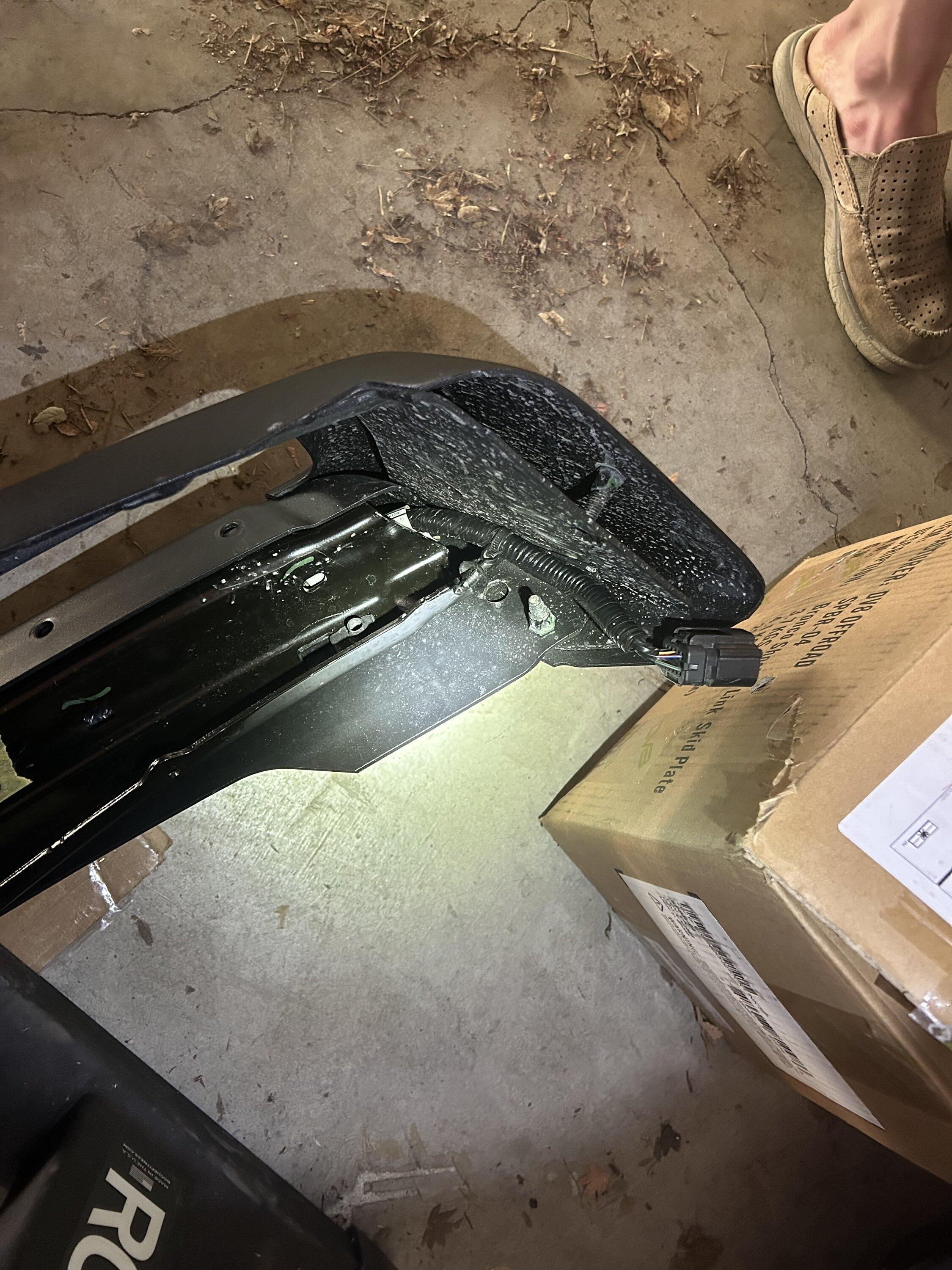 Ford Bronco Plastic To Modular Bumper What It Takes To Install. IMG_2815