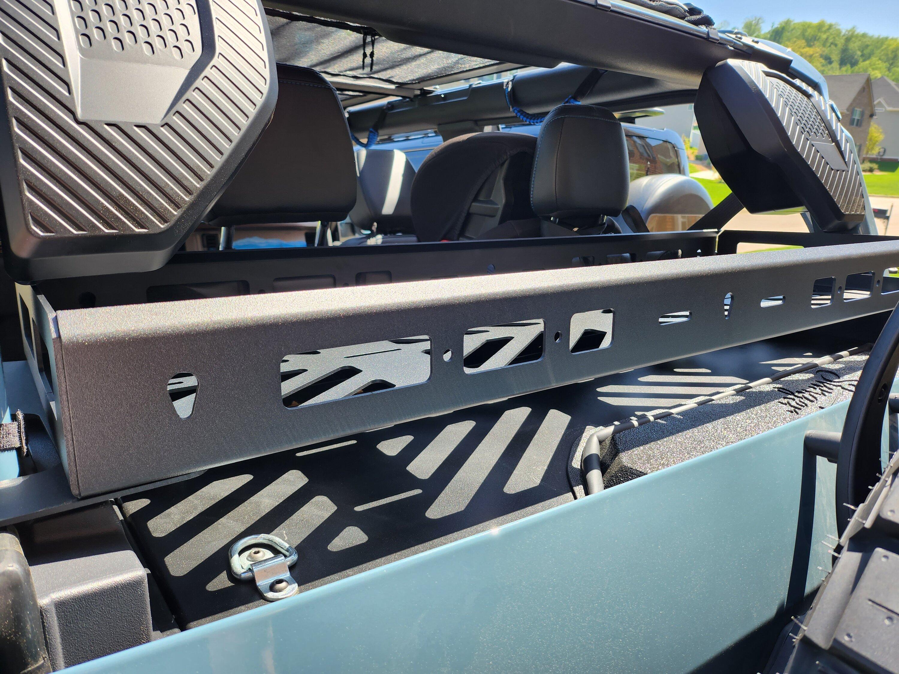 Ford Bronco Ford's Cargo Area Enclosure with Fixed Lid - Installation Guide and Review 20230419_151539