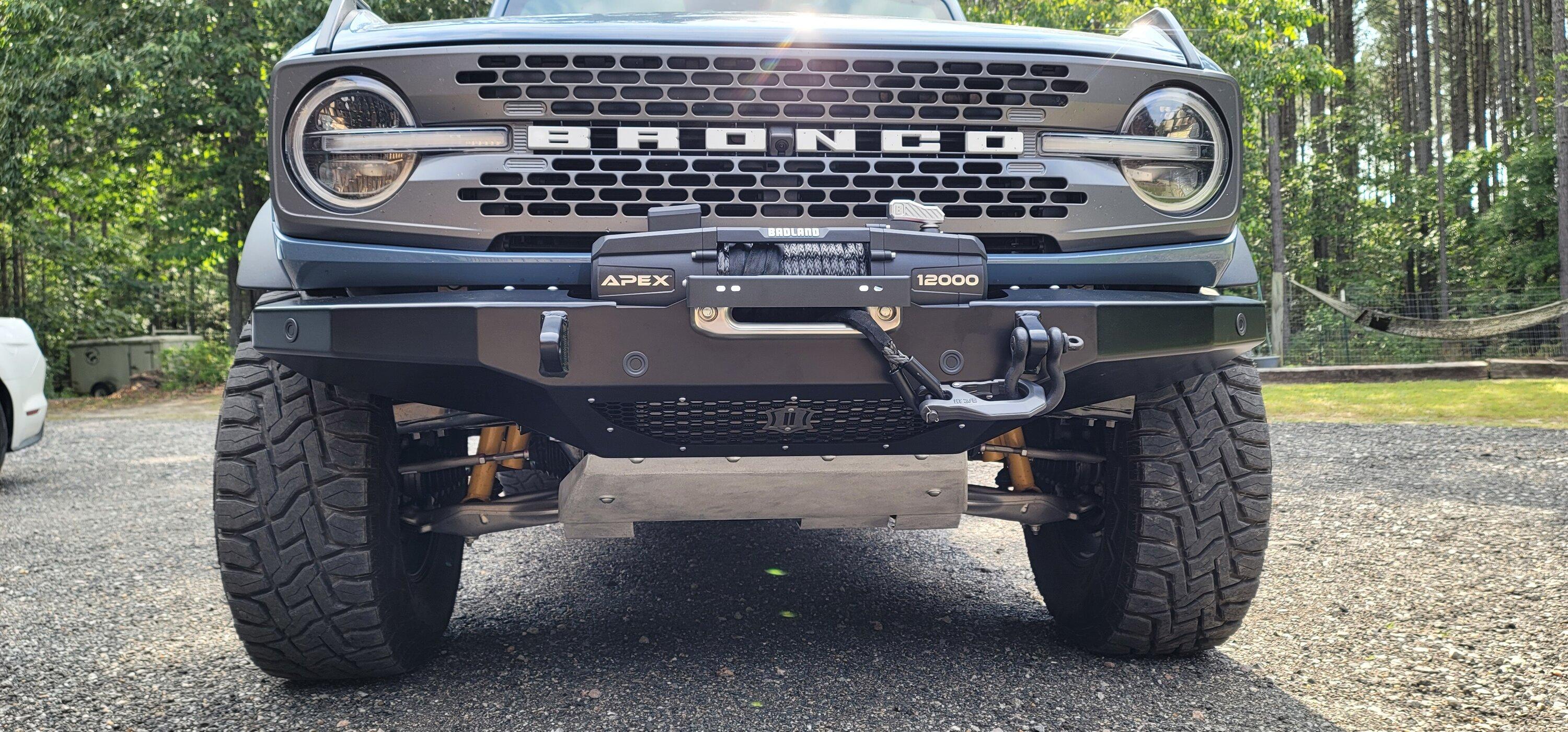 Ford Bronco ICON Impact Pro Series Front Winch Bumper 20230604_164229
