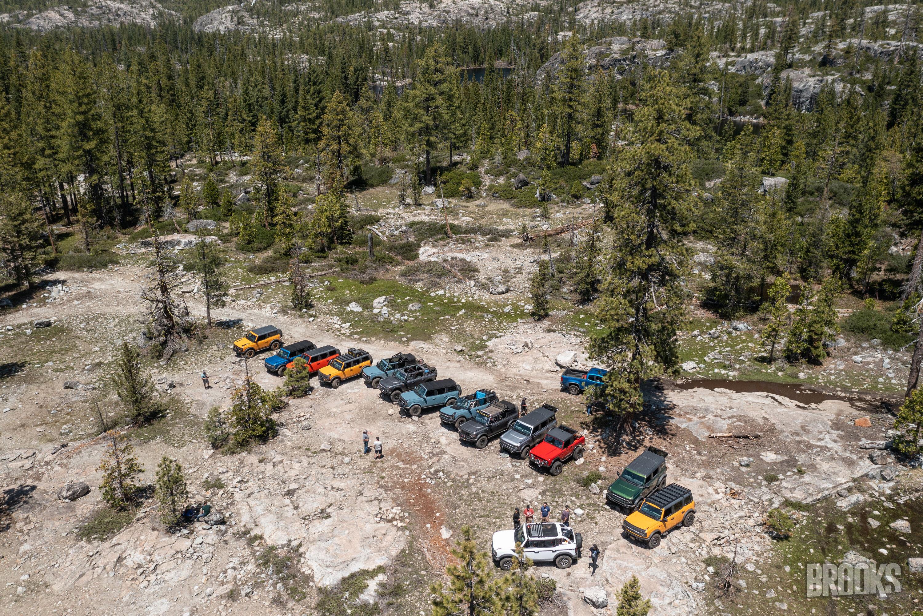 Ford Bronco Our Bronco club adopted a trail up in the mountains - first trip to clean the trail and campsites.. DJI_0636