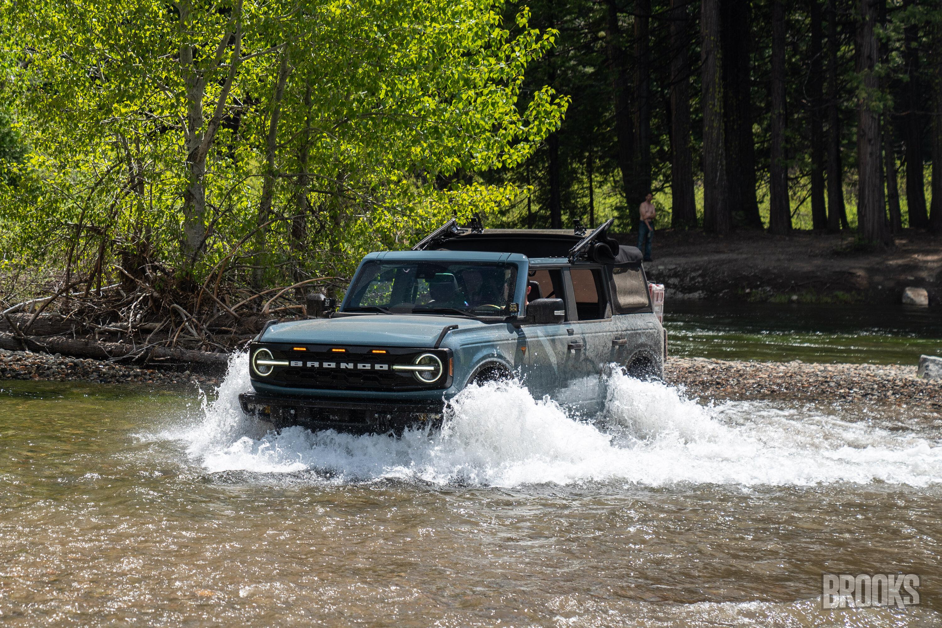 Ford Bronco Our Bronco club adopted a trail up in the mountains - first trip to clean the trail and campsites.. MJB07951