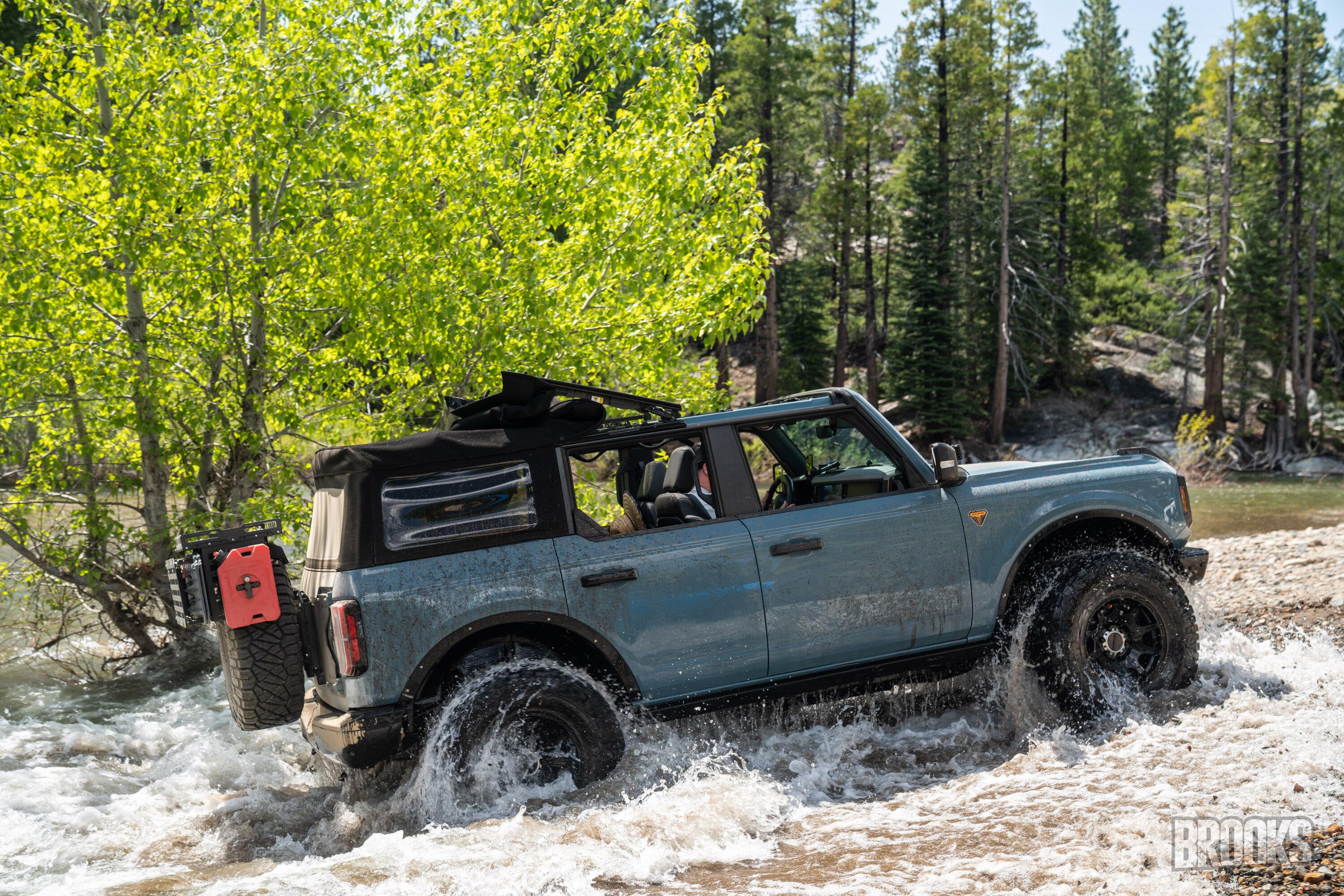 Ford Bronco Our Bronco club adopted a trail up in the mountains - first trip to clean the trail and campsites.. MJB07959