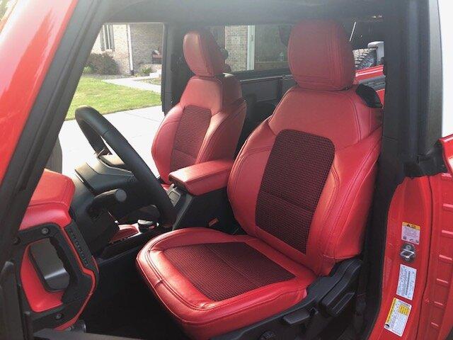 Ford Bronco My 2 Door Race Red Bronco Heritage Build red