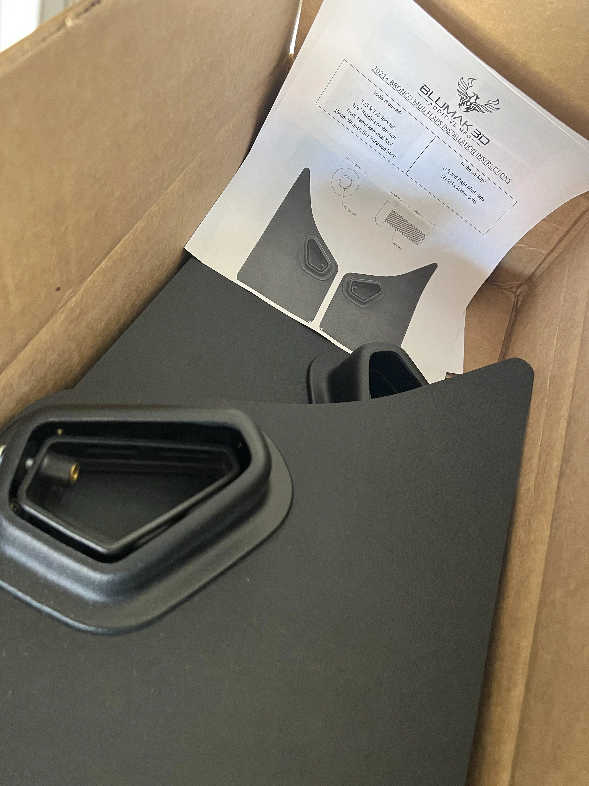 Ford Bronco BLUMAK3D Mud Flaps Install and Review 0B22C421-76FA-4D70-A31E-338E9B4B4C6A