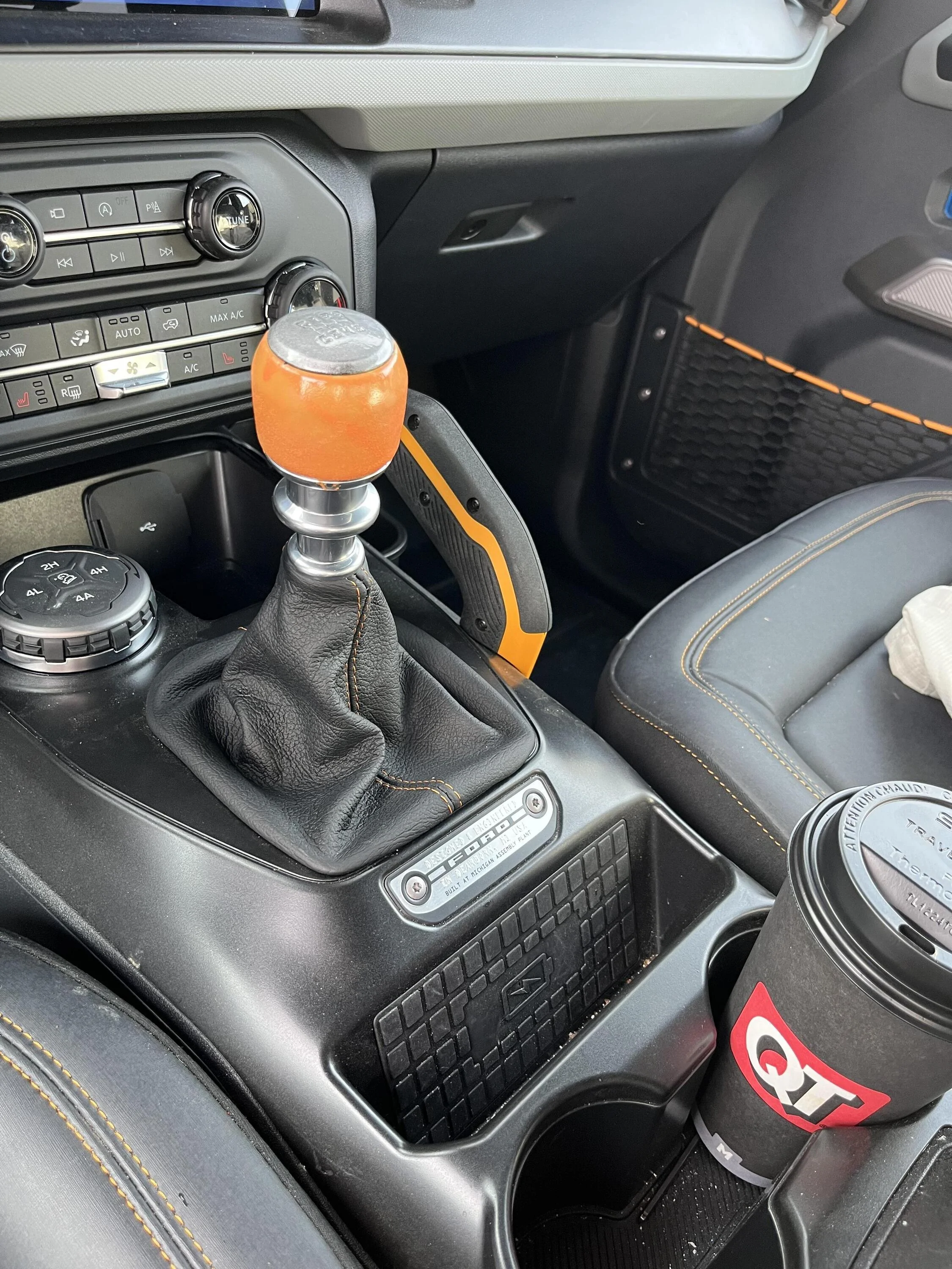 Ford Bronco Shift Knob and Boot ideas brYahWX