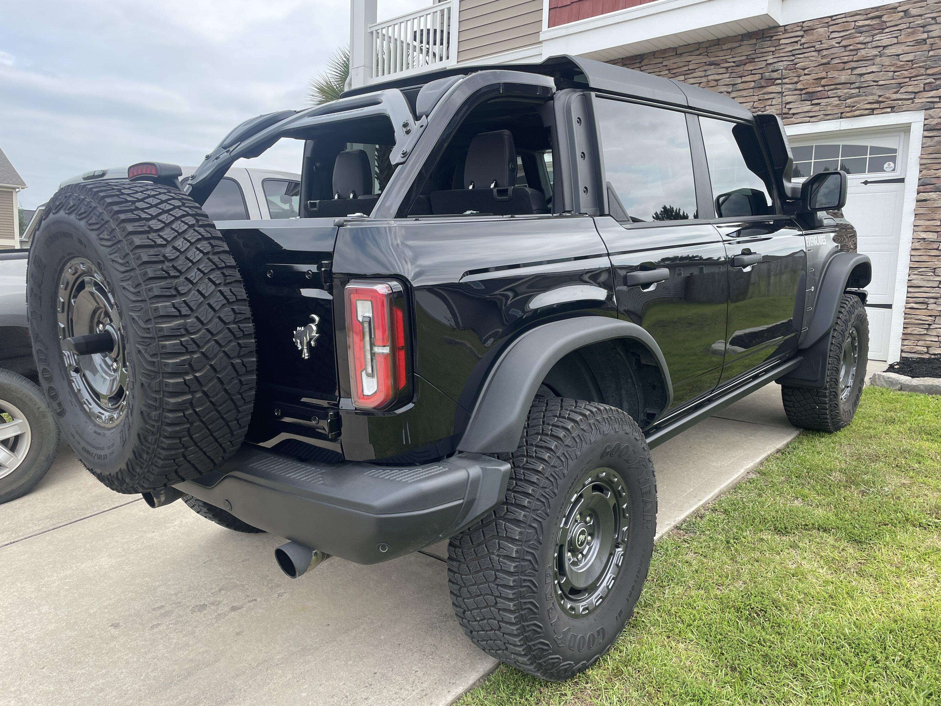 Ford Bronco Ford Performance Braptor Rear Brace Installed on Everglades IMG_7883