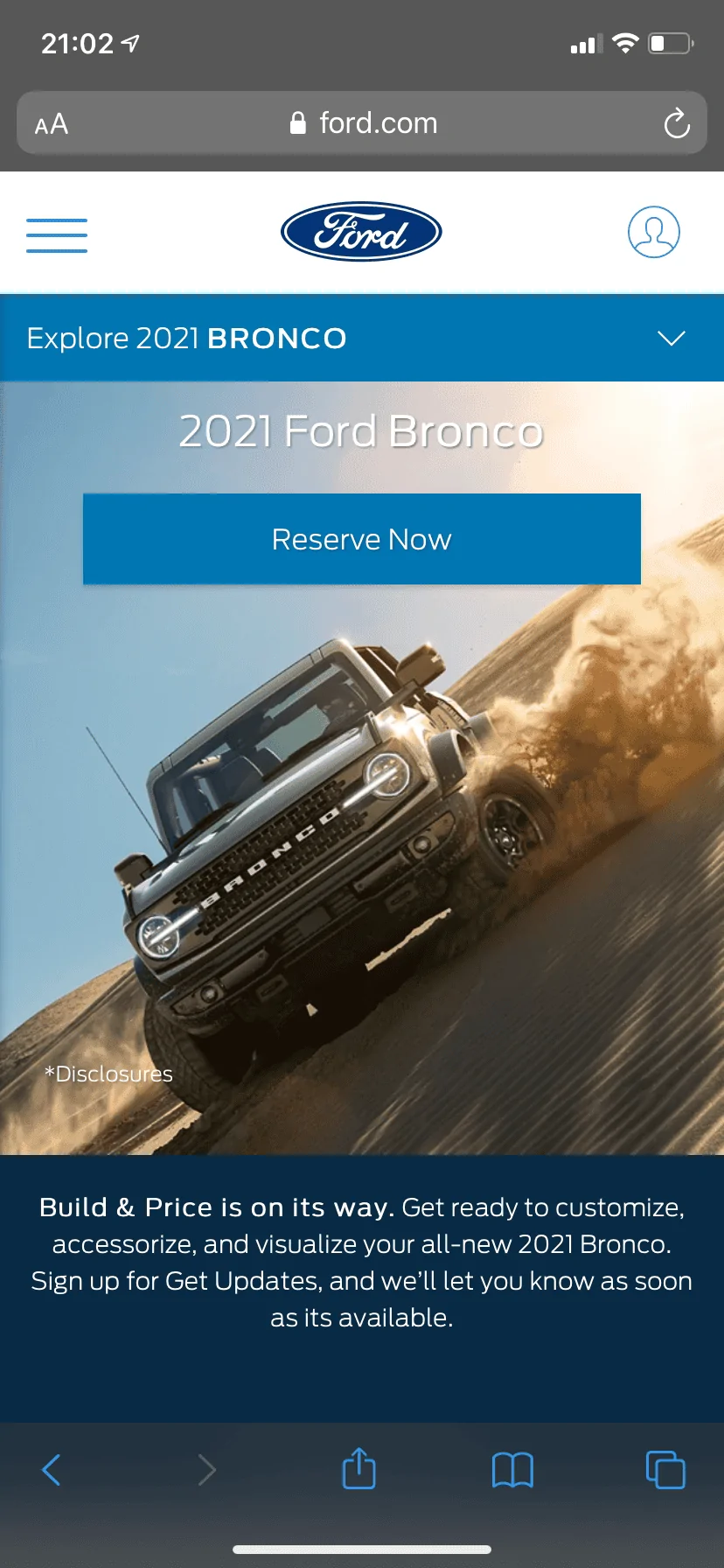 Ford Bronco 2021 Bronco BUILD & PRICE Configurator Is Finally Live (For Real)!! Share your build inside. C3250B25-C45E-4FD2-8CFB-F144B4D74416