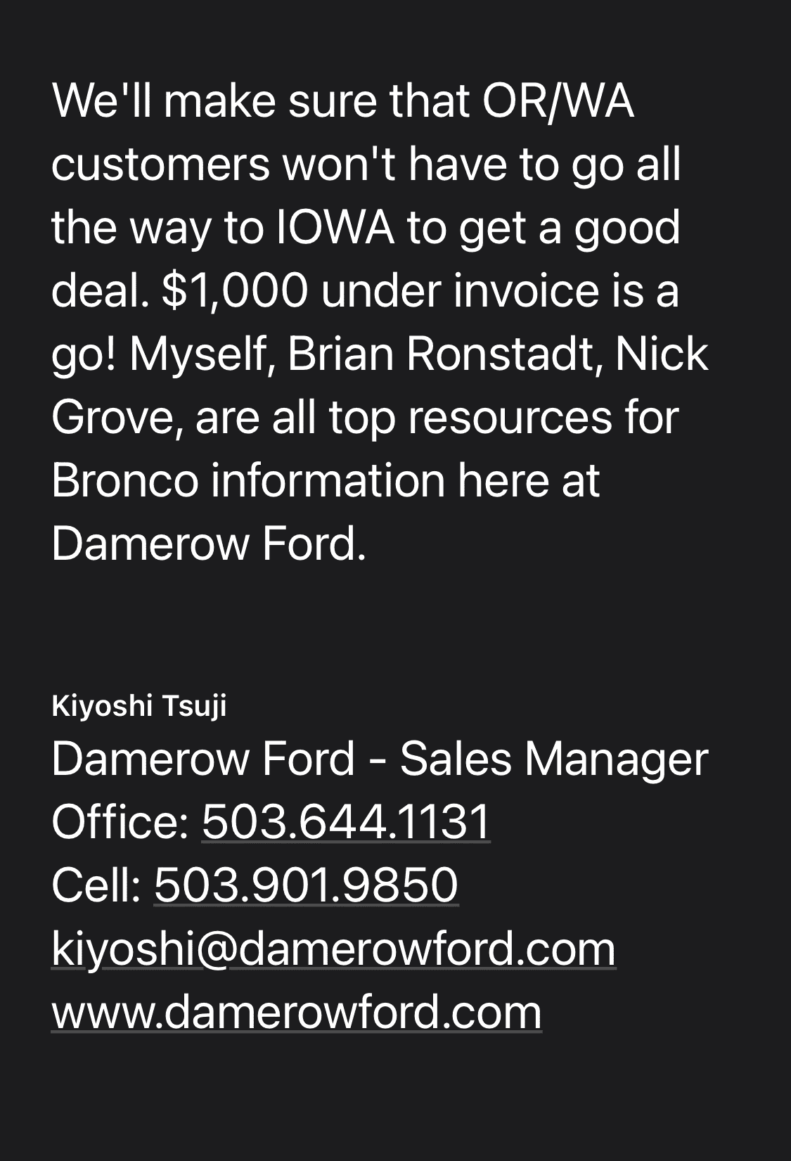 Ford Bronco Idaho Dealers? 1603470161900