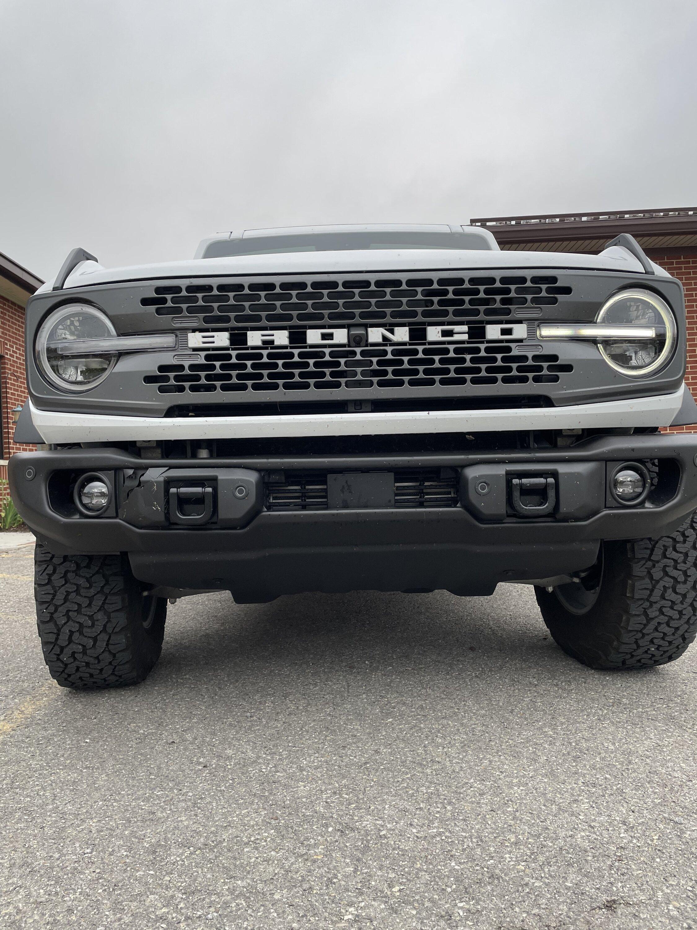 Ford Bronco WTB Capable Bumper with Sensor Holes 81B0C602-0811-40E8-B77F-1B48E80DC6A2