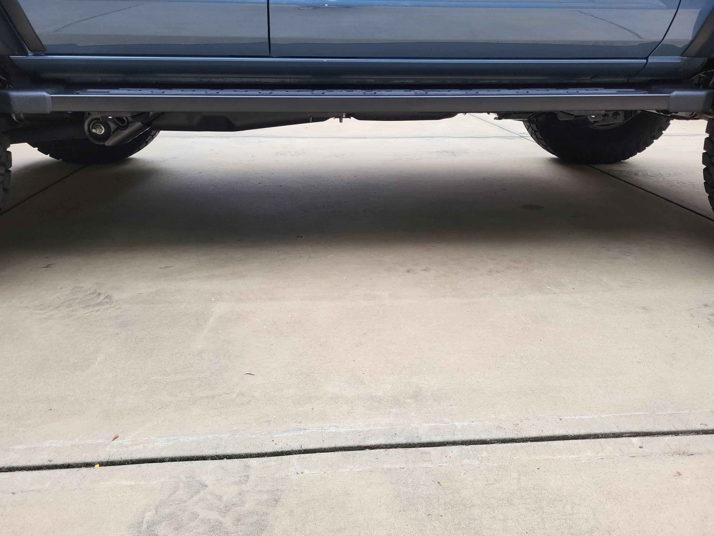 Ford Bronco Operation "Raise Factory Running Boards" 20230605_092738