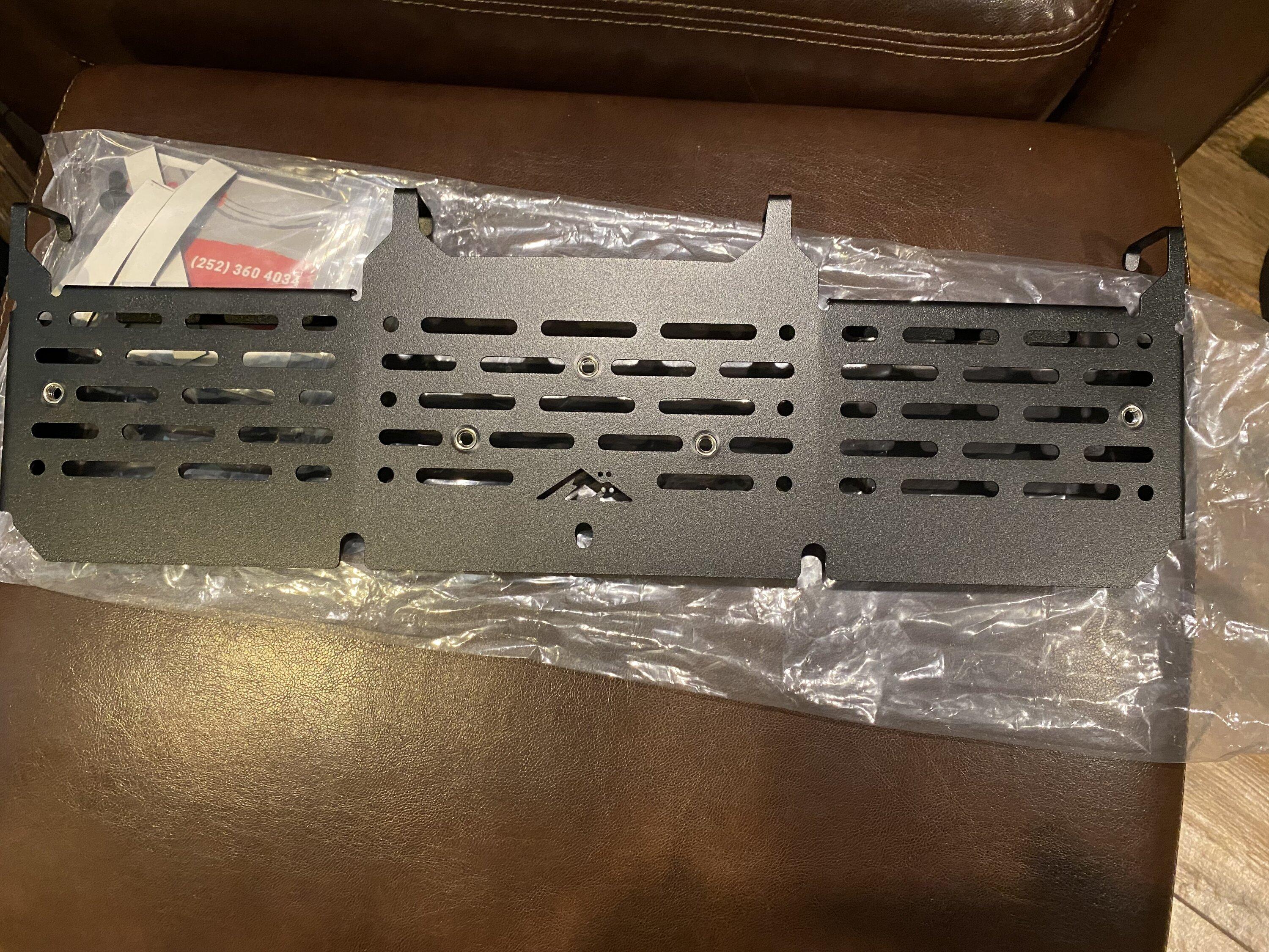 Ford Bronco Mountains2Metal Dash Accessory Mount (Large) Installed IMG_6151