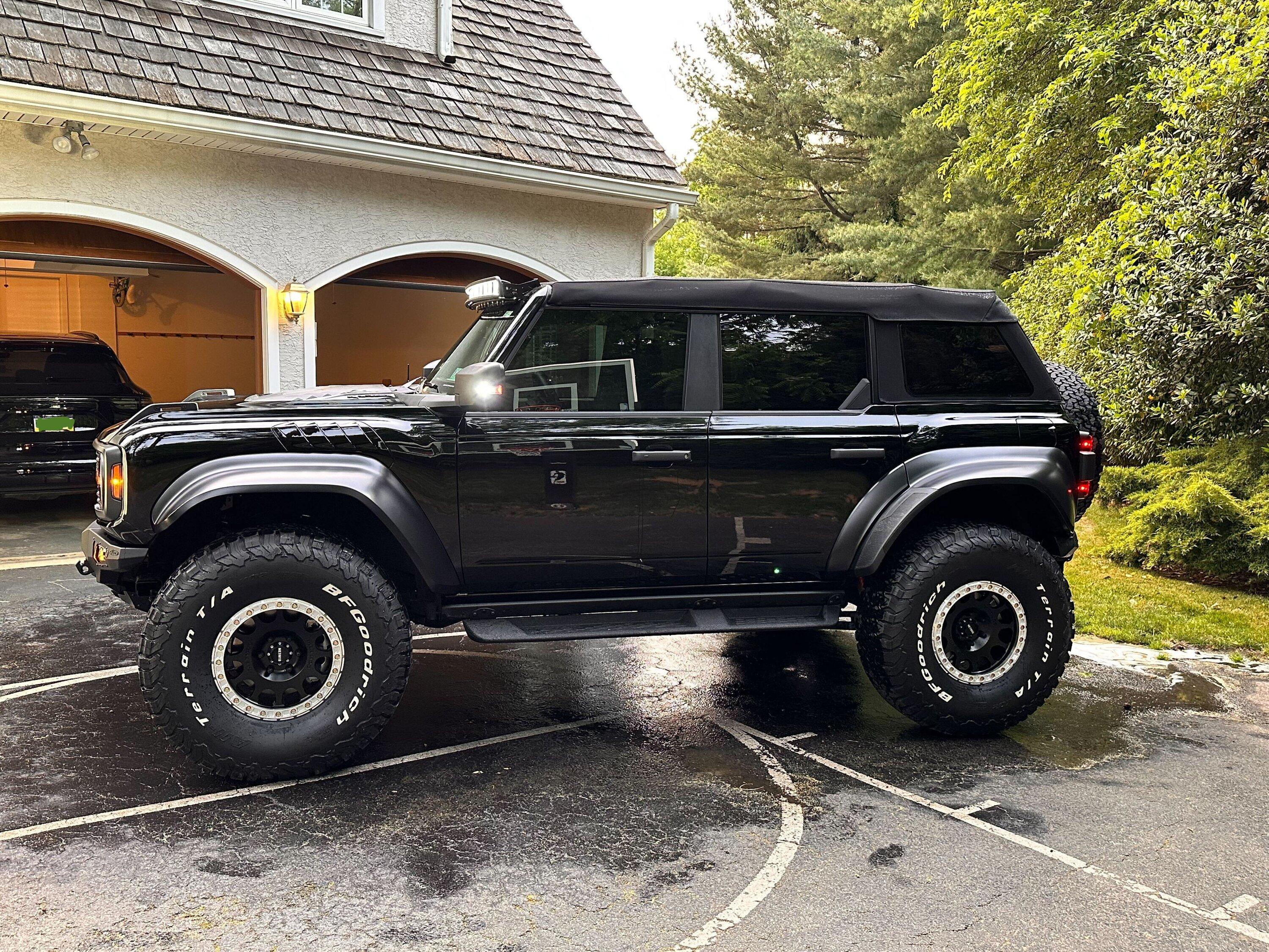 Ford Bronco Bestop Skyrider Soft Top (and Bestop Trektop) installed on Bronco Raptor w/ minimal modifications required IMG_5853