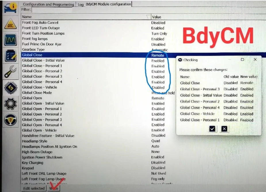 Ford Bronco Global Window CLOSE issue with DDM WhatsApp Image 2023-06-07 at 11.21.05 AM