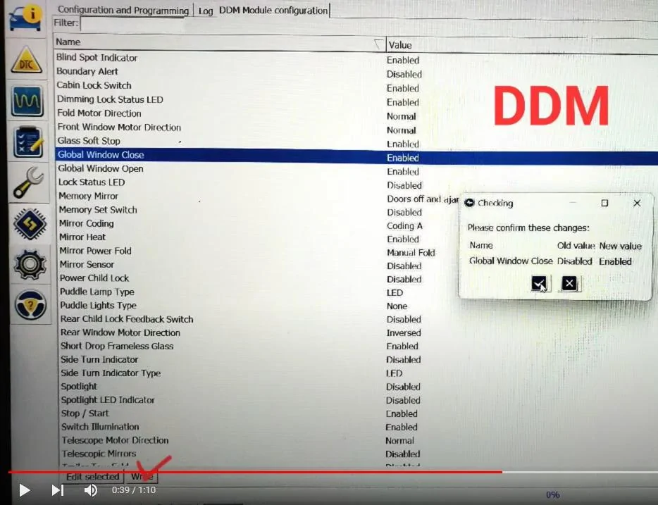 Ford Bronco Global Window CLOSE issue with DDM WhatsApp Image 2023-06-07 at 11.23.11 AM