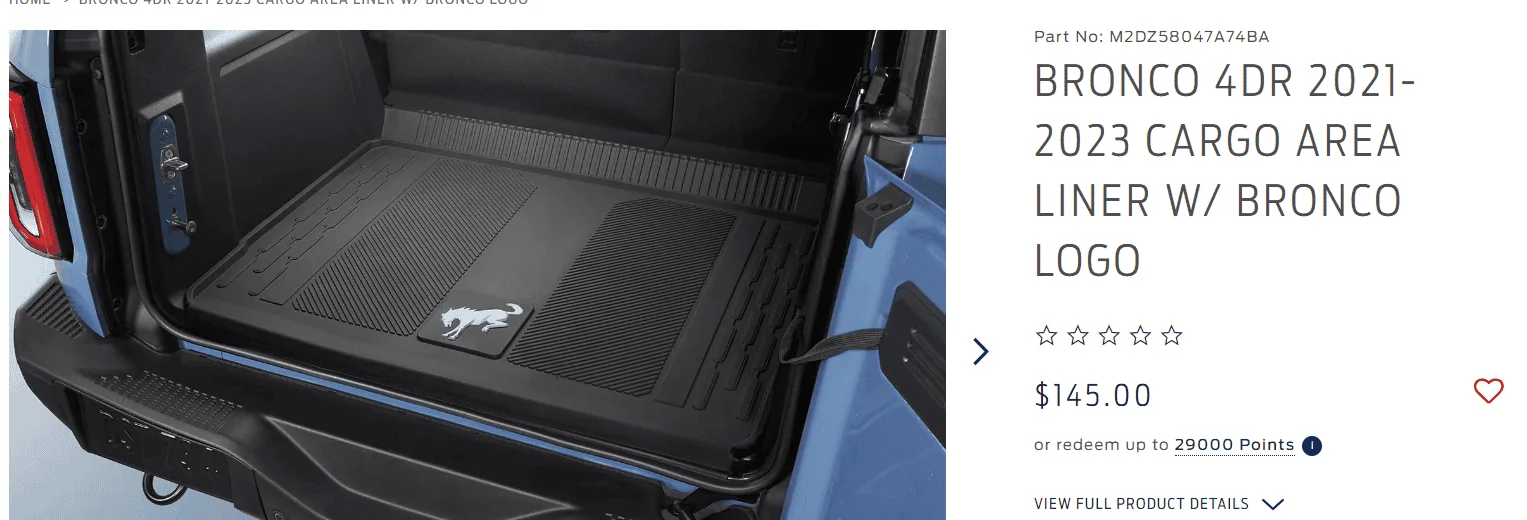 Ford Bronco Ford's Cargo Area Enclosure with Fixed Lid - Installation Guide and Review 1686281253088