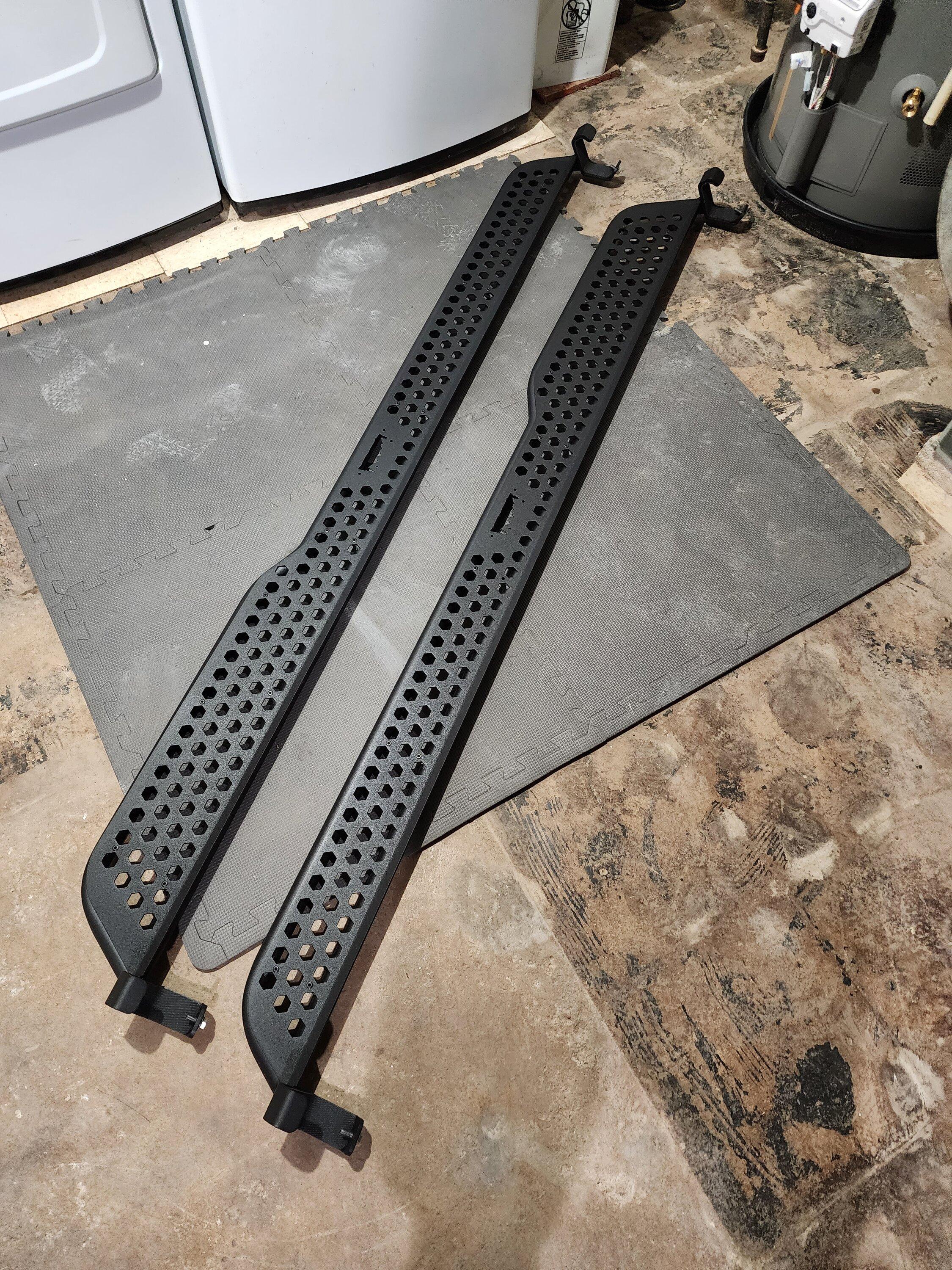 Indiana - Ford Bronco IAG Full Add On Running Boards /OEM Rock Rails ...