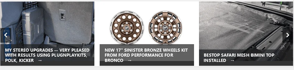 Ford Bronco Bronze Grille Lettering & Bronze Rear Emblem Overlay Kits for 2021+ Bronco 1686349061116