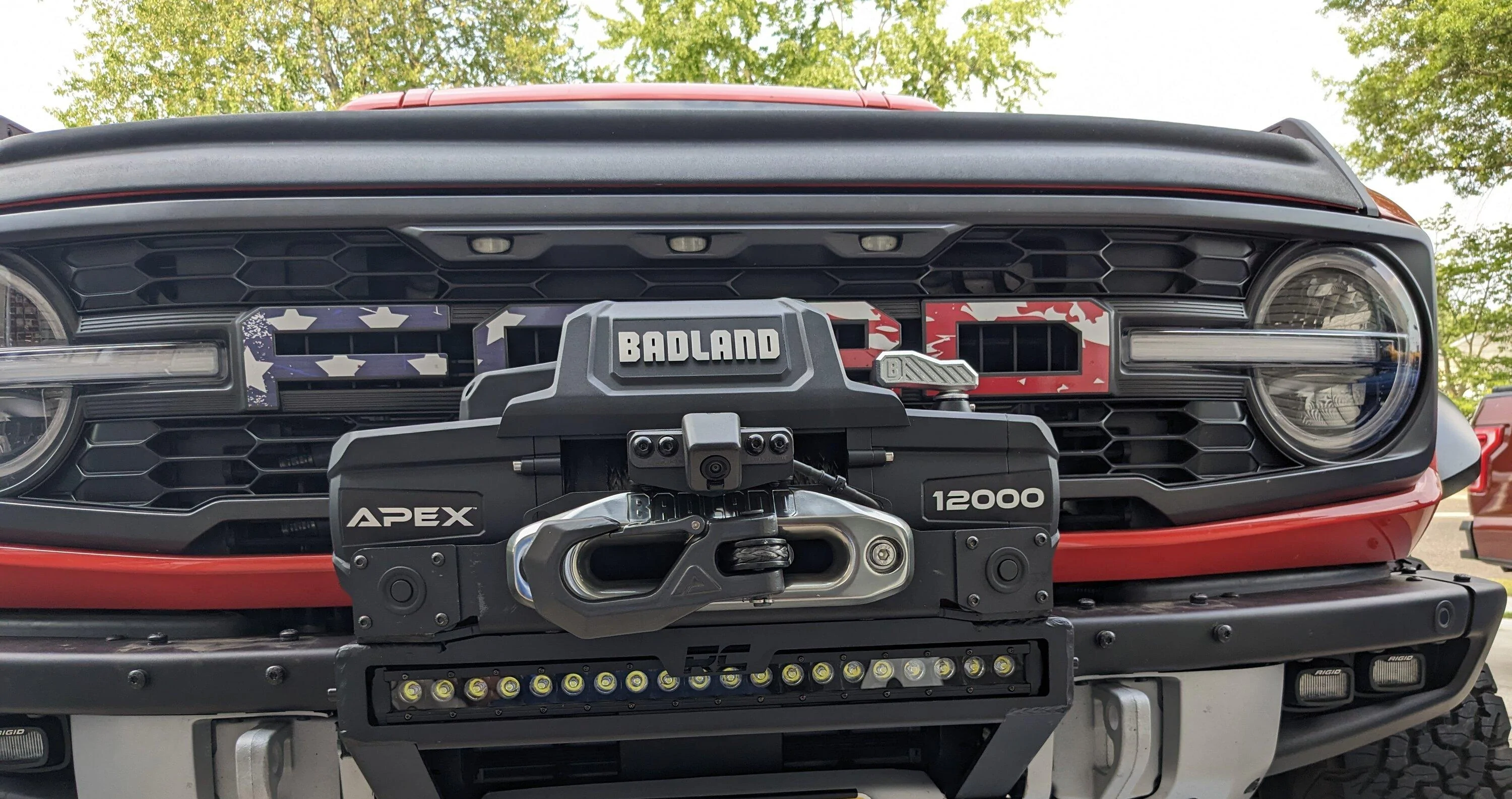 Ford Bronco DV8 Offroad | Front Camera Relocation Bracket PXL_20230610_214943793