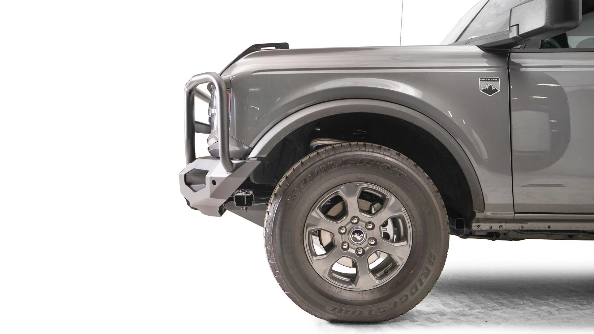Ford Bronco Aftermarket F/R Bumper List, Factory add-ons and Compatibilities with Sensors WEB_FB21-X5250-1_SIDE