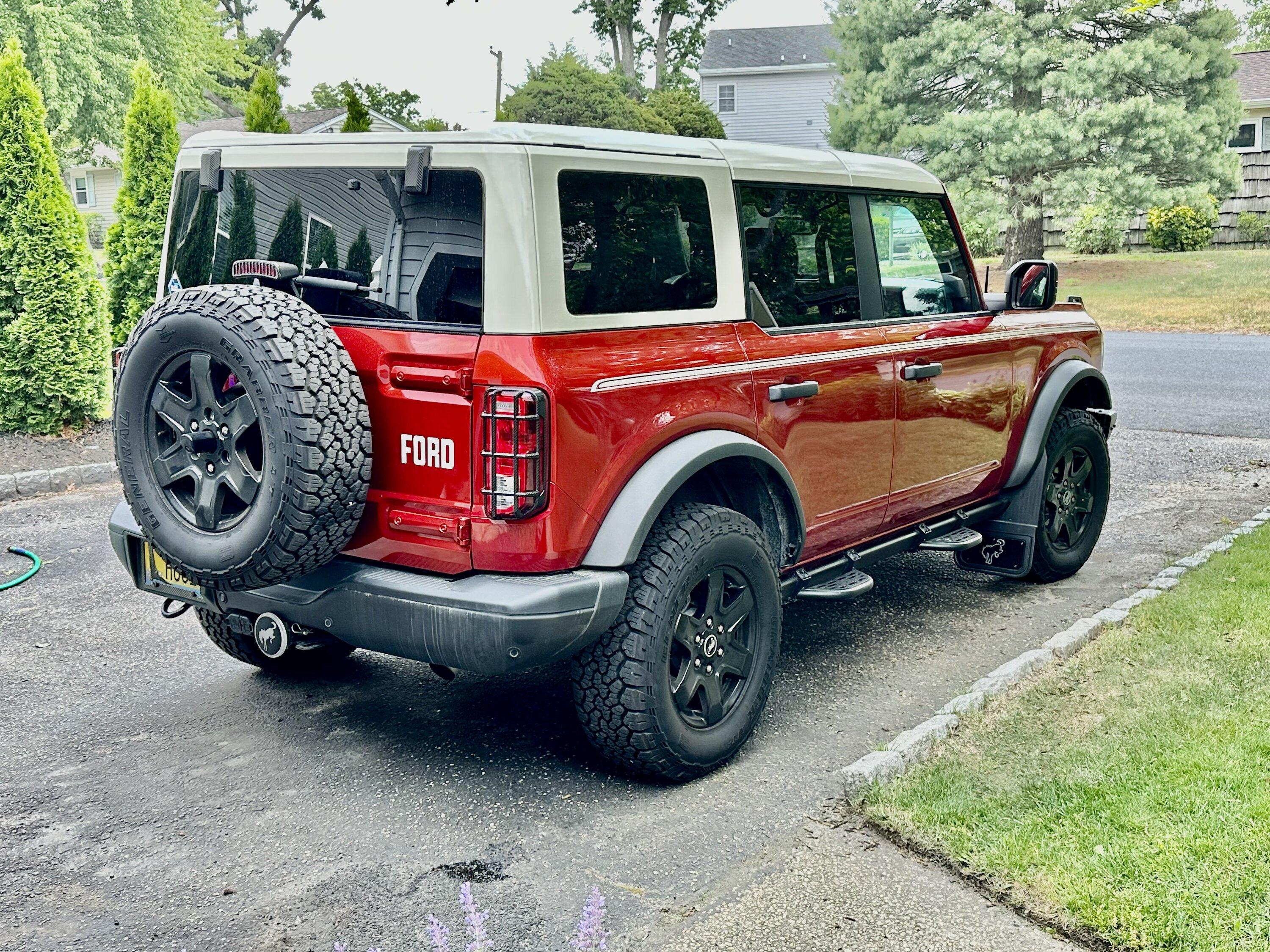 Ford Bronco Race Red "Heritage" build IMG_3903