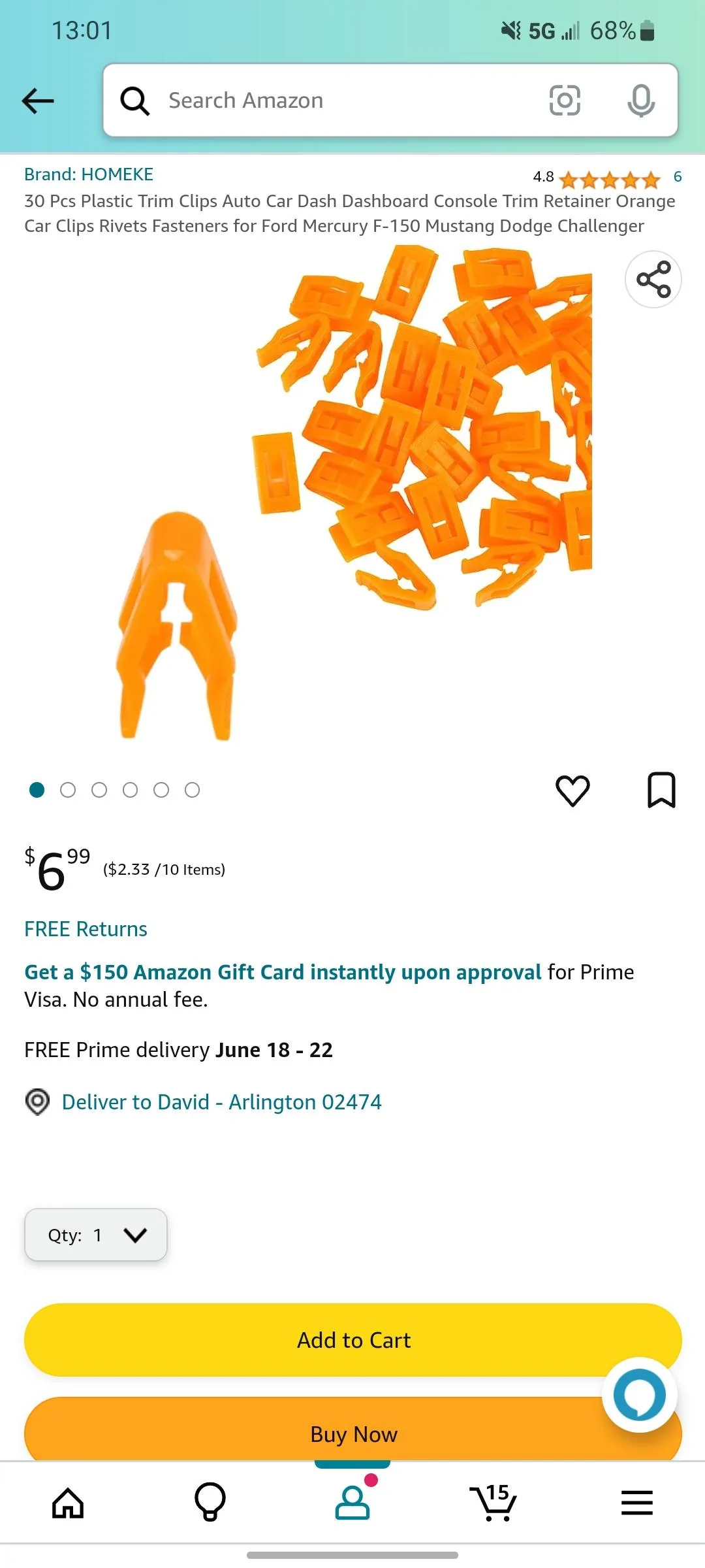 Ford Bronco Dynamat custom cut for 2021 Bronco! Screenshot_20230611_130140_Amazon Shopping