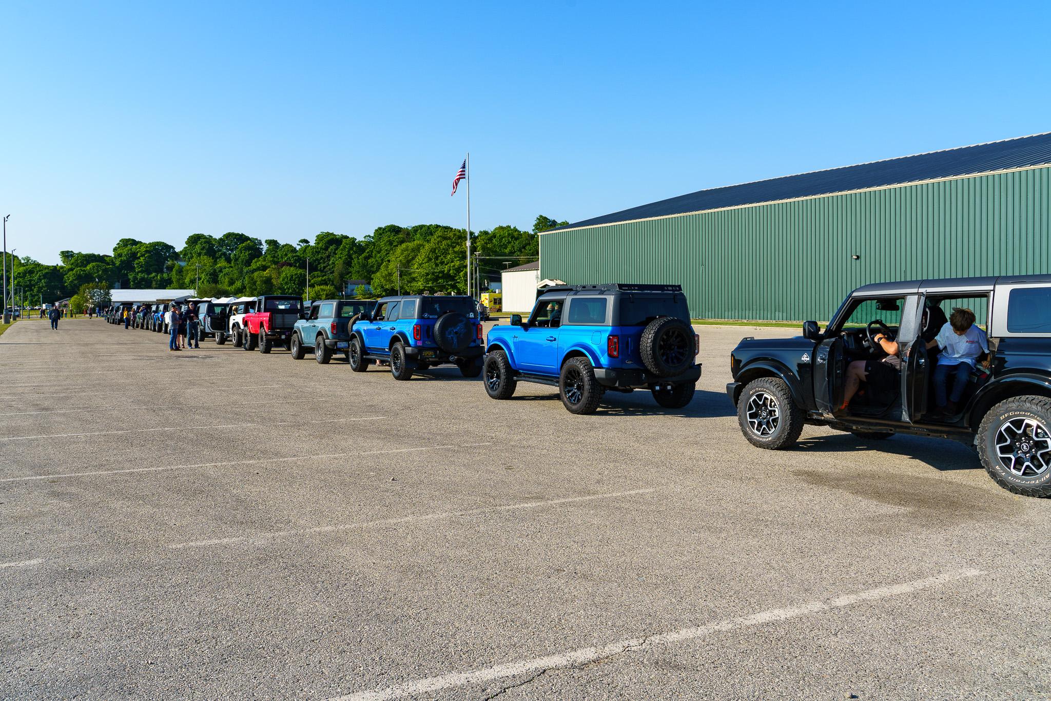Ford Bronco 1st Annual Bronco The Mac Event (Michigan) featuring police-escorted drive, parade and trail rides JMA04112