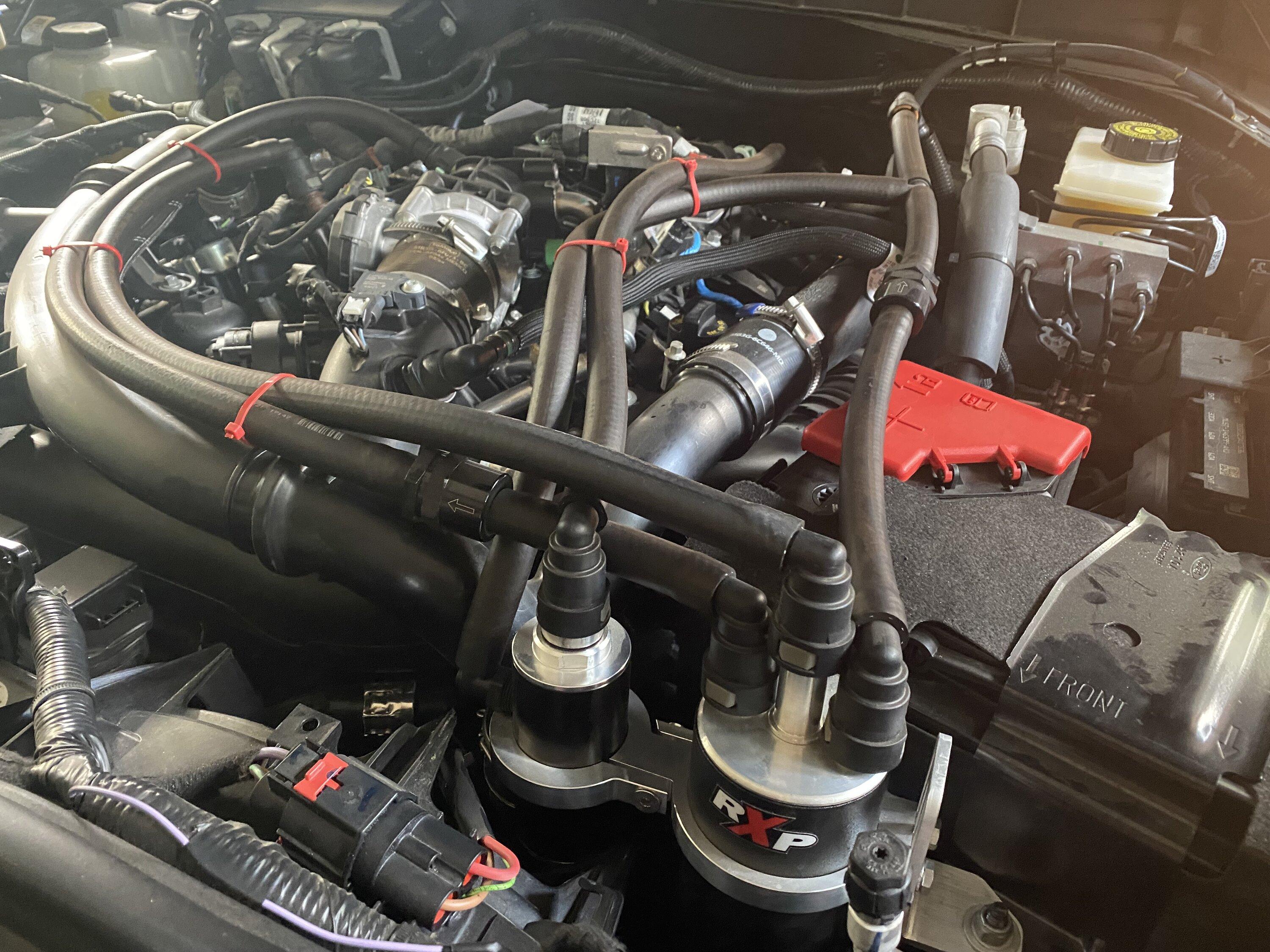 Ford Bronco Ford Performance DUAL catch cans for 2.7 engine now available IMG_3699