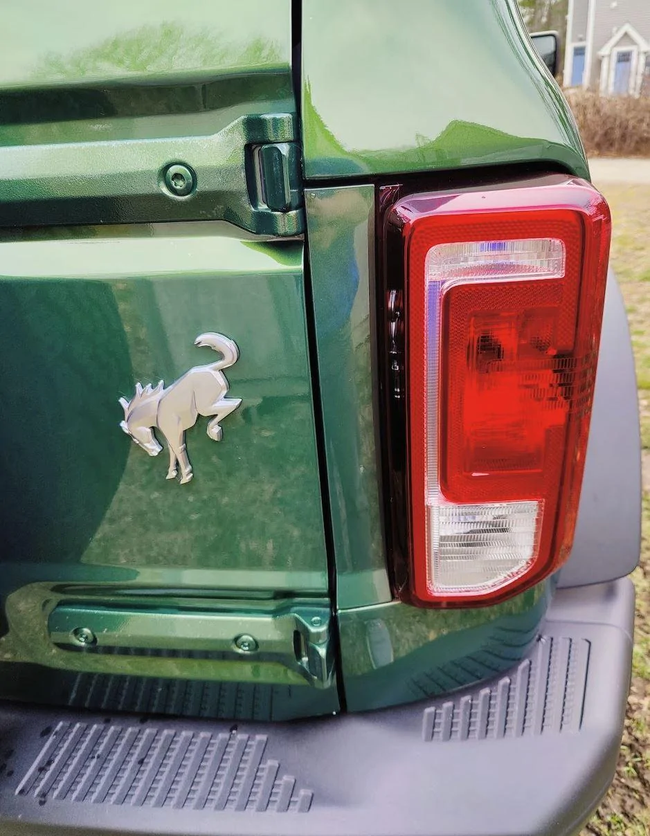 Ford Bronco Paint, rear door, and body issues. right rear