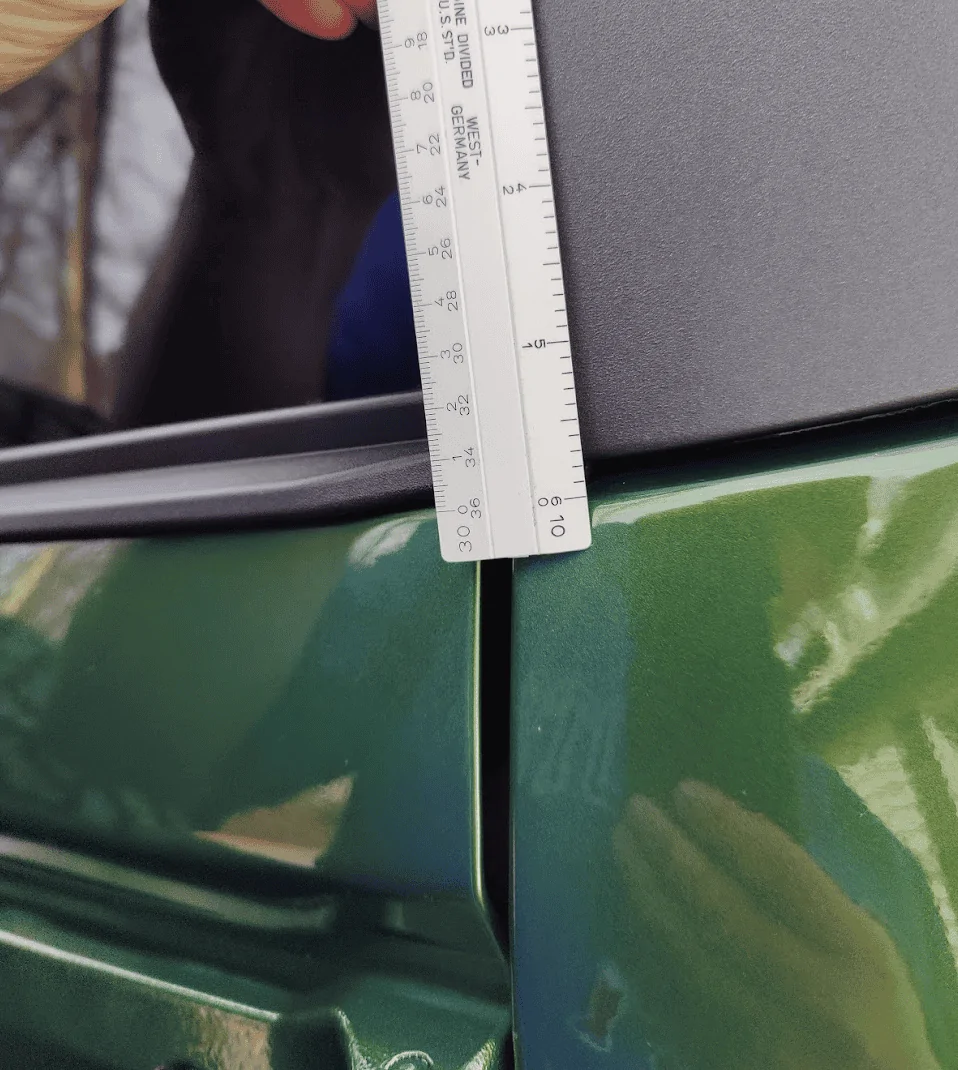 Ford Bronco Paint, rear door, and body issues. 1686666781211